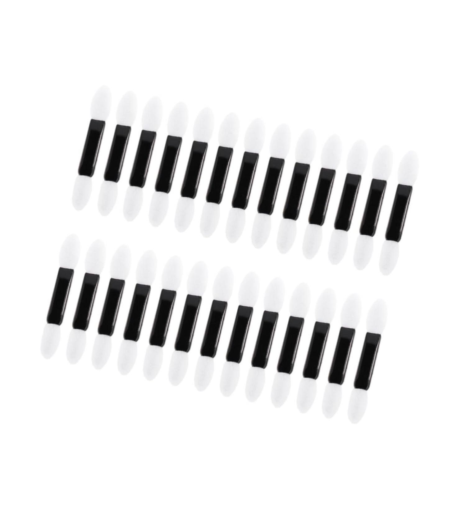 CIMAXIC 100pcs ladies suits EyeShadow Sponge Applicator eyeshadow brush kit Smudge brush Oval travel Patcher M White - Buy Online on SooperMarket.com