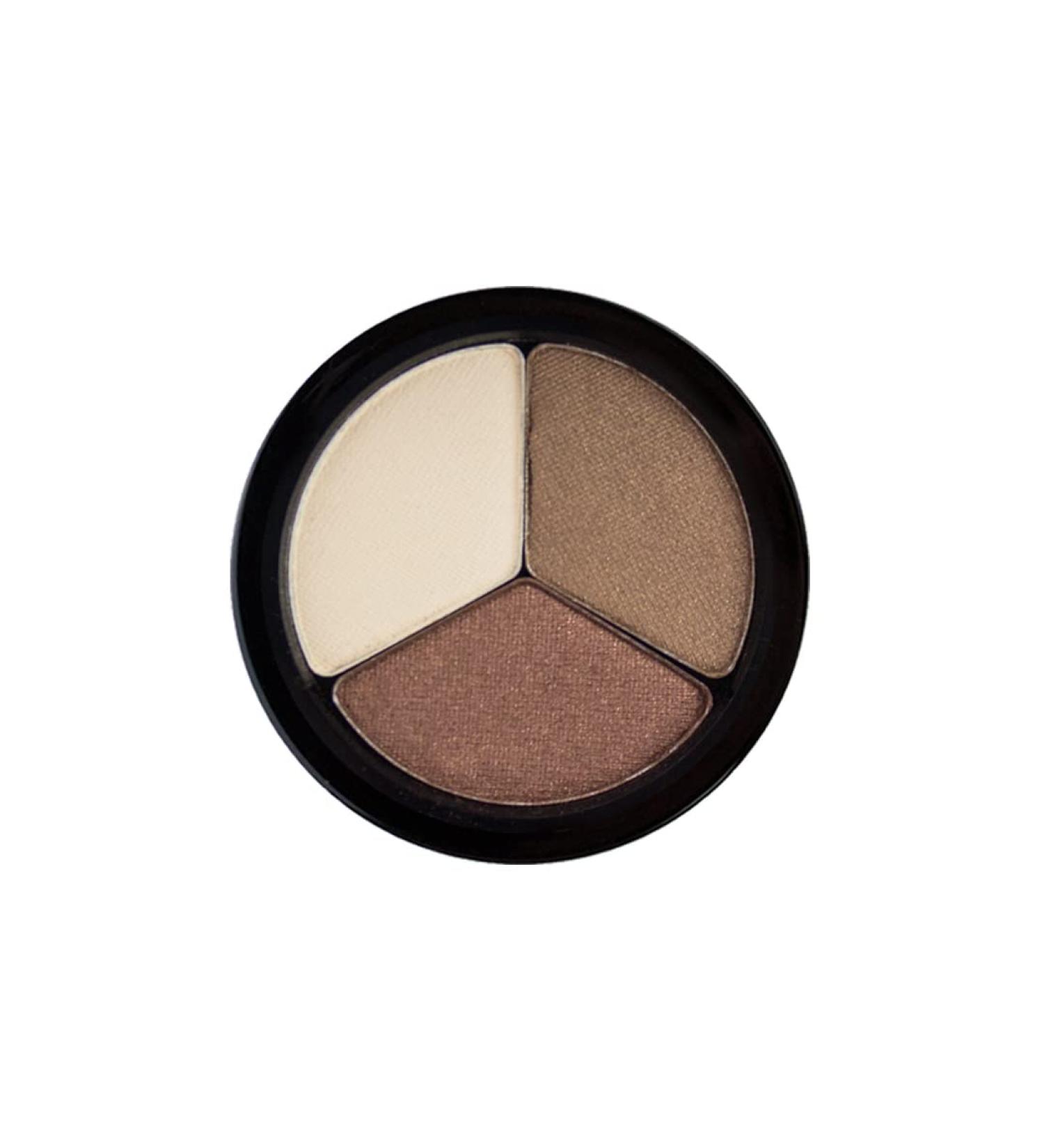 Emani Trio Eye Colors Eyeshadow Powder - Vegan & Cruelty-Free - Tantalizing (Gold/Olive) - Buy Online on SooperMarket.com