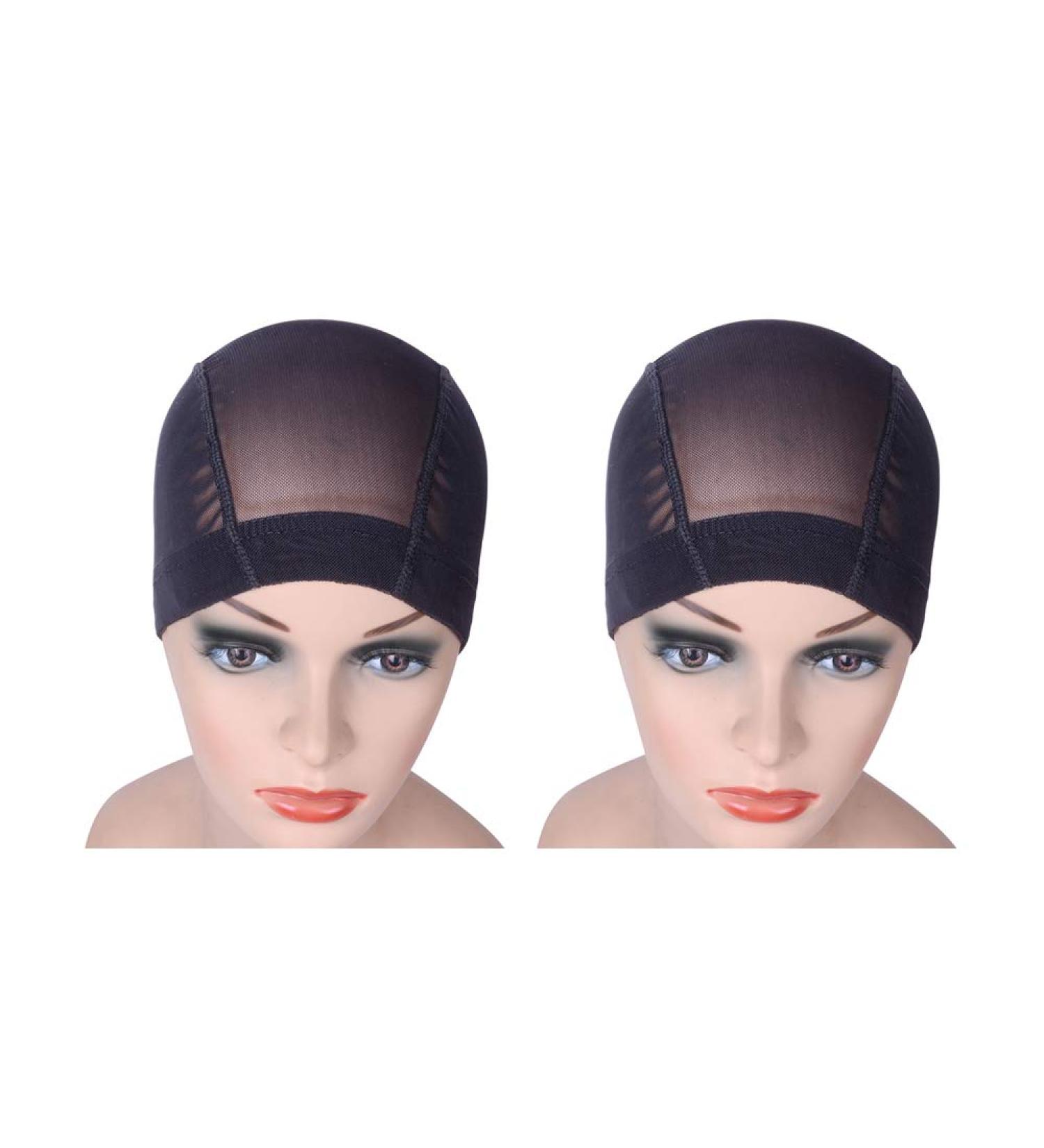 Shop Black Mesh Dome Wig Cap - 2-Pack for Wigs | Wide Rubber Band | Perfect Hair Network - Buy Online on SooperMarket.com