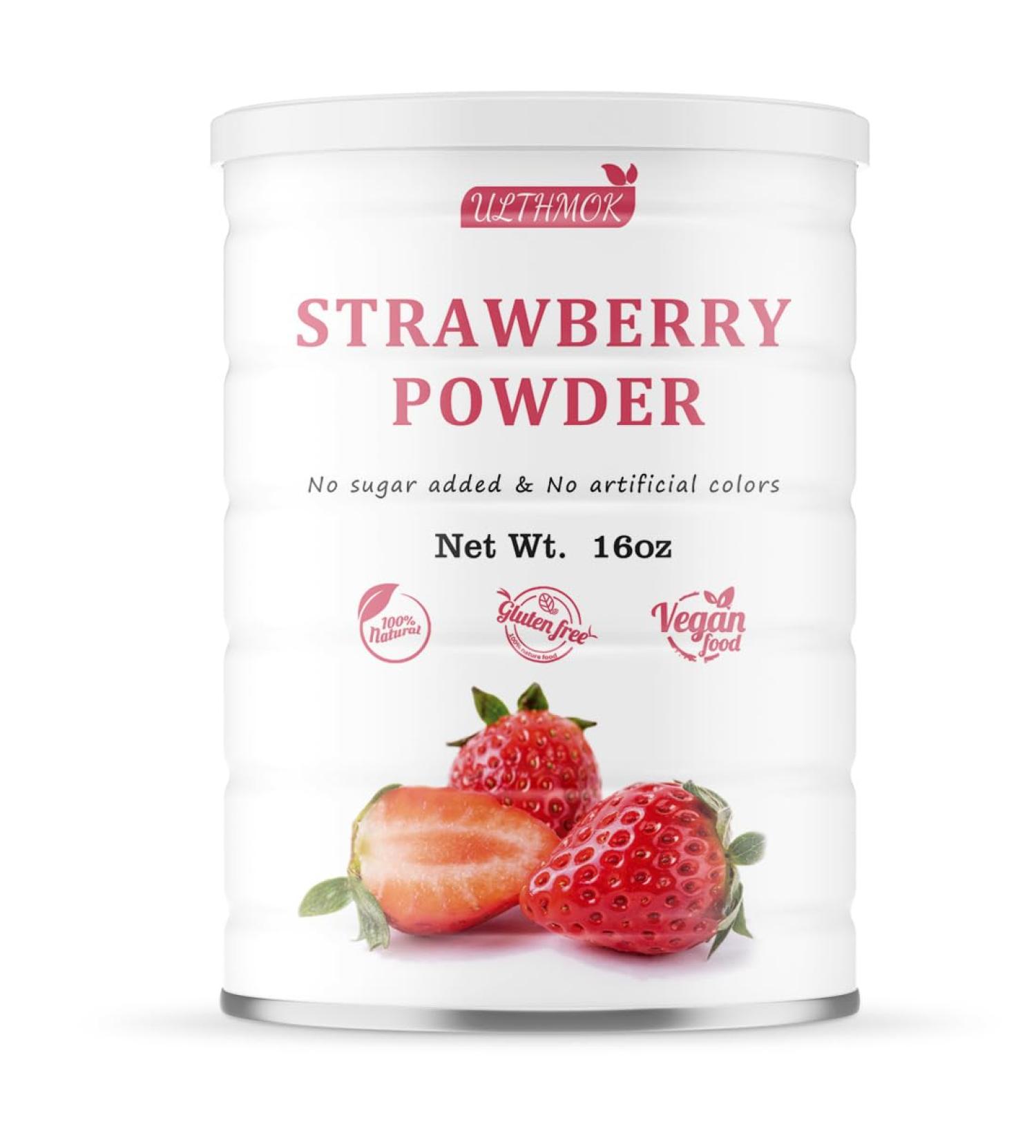 High Quality Dried Strawberry Powder 0.5kg | 100% Natural No Additives | Perfect for Baking | International Shipping Available - Buy Online on SooperMarket.com