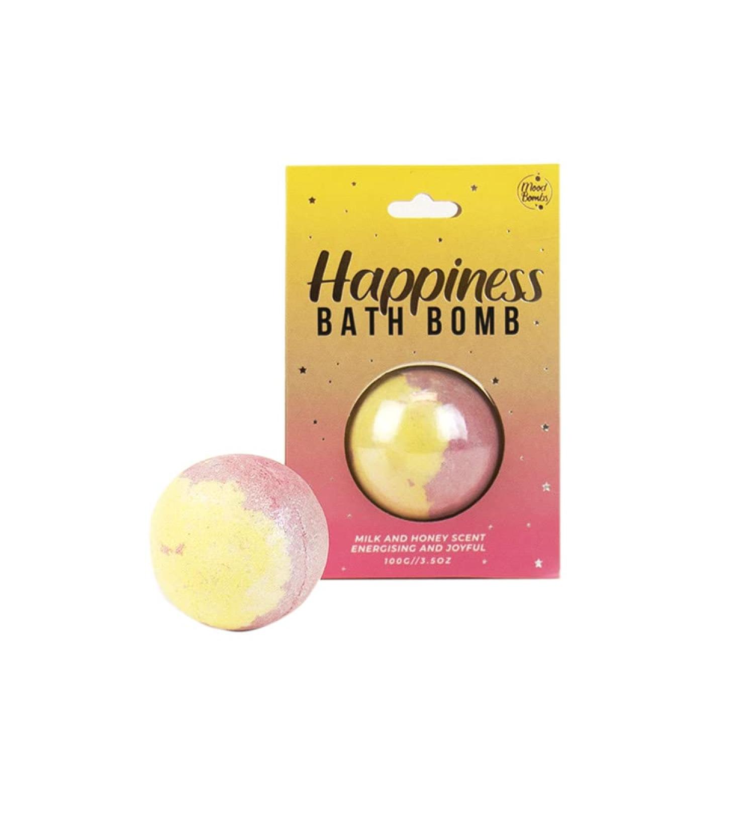 Gift Republic Happiness Mood Boosting Bath Bomb - Milk and Honey 100g (Pack of 1) - Buy Online on SooperMarket.com
