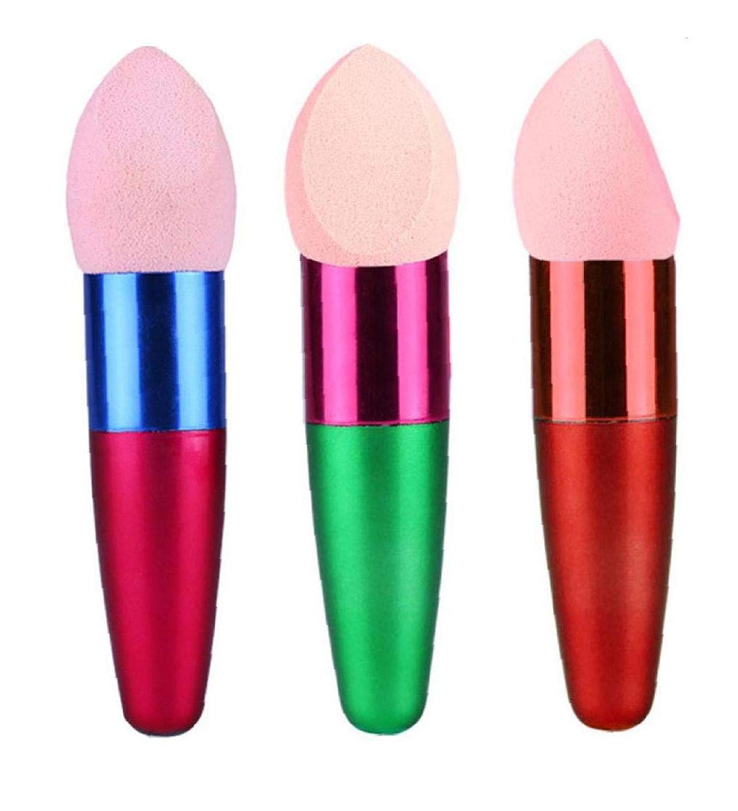 Cosmetic Brushes Liquid Cream Foundation Concealer Sponge Lollipop Brush For Women (Random Colors) - Buy Online on SooperMarket.com