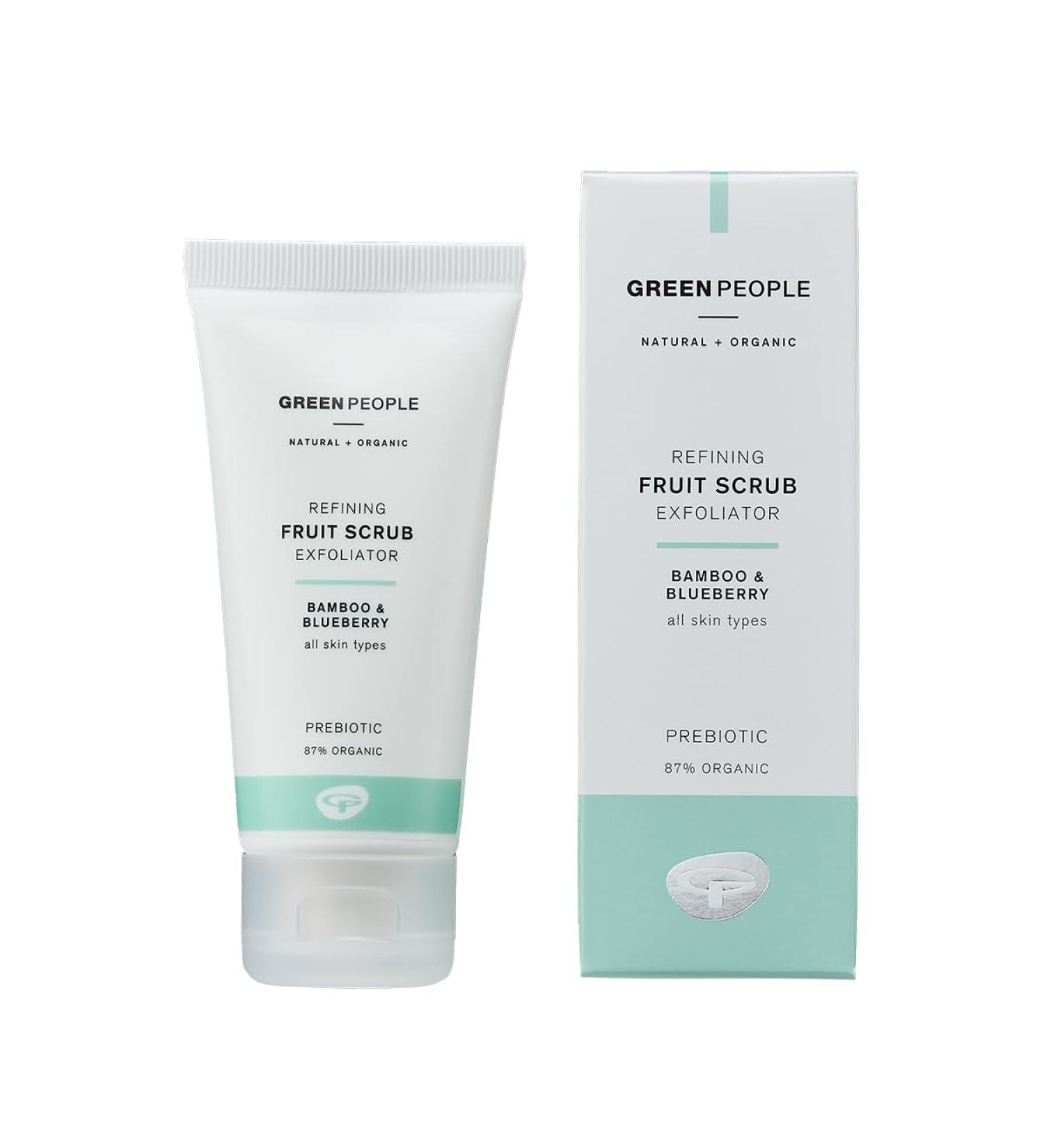 Buy GREEN PEOPLE Fruit Scrub 50 ML - Natural Exfoliating Scrub for Glowing Skin | International Shipping - Buy Online on SooperMarket.com