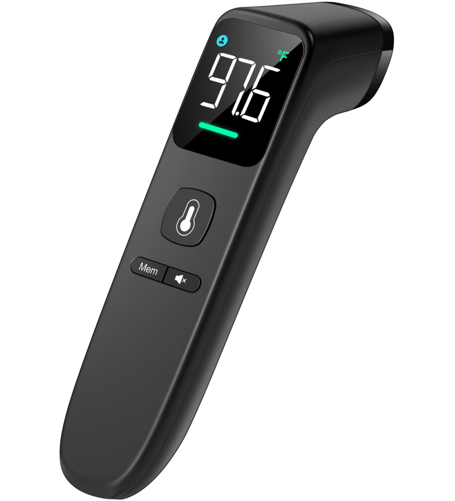 Viproud No-Touch Digital Forehead Thermometer - High Accuracy with LED Screen and Fever Alarm - Buy Online on SooperMarket.com