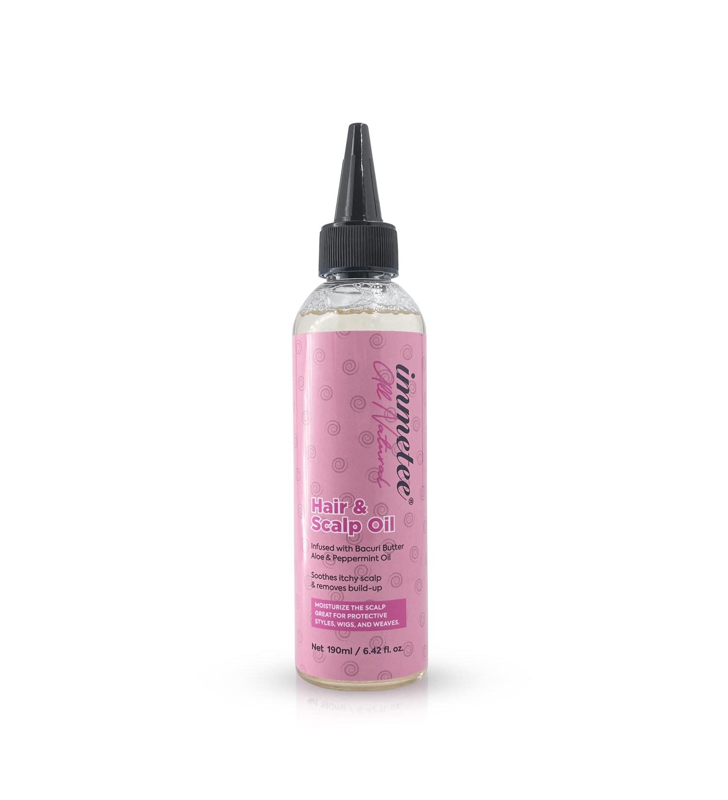 Immetee Scalp Hair Oil - Best Treatment for Dry Itchy Scalp | Anti-Itch Care for Natural & Curly Hair | 190ml (6.42fl oz - Buy Online on SooperMarket.com