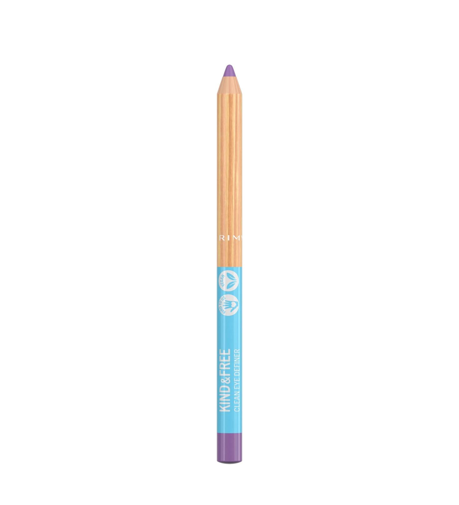 Rimmel London - Kind & Free Eye Definer 100% Vegan Ultra-Creamy Buttery Texture Intense Pigmentation Lasts Up to 12 hours Grape - 003 - Buy Online on SooperMarket.com