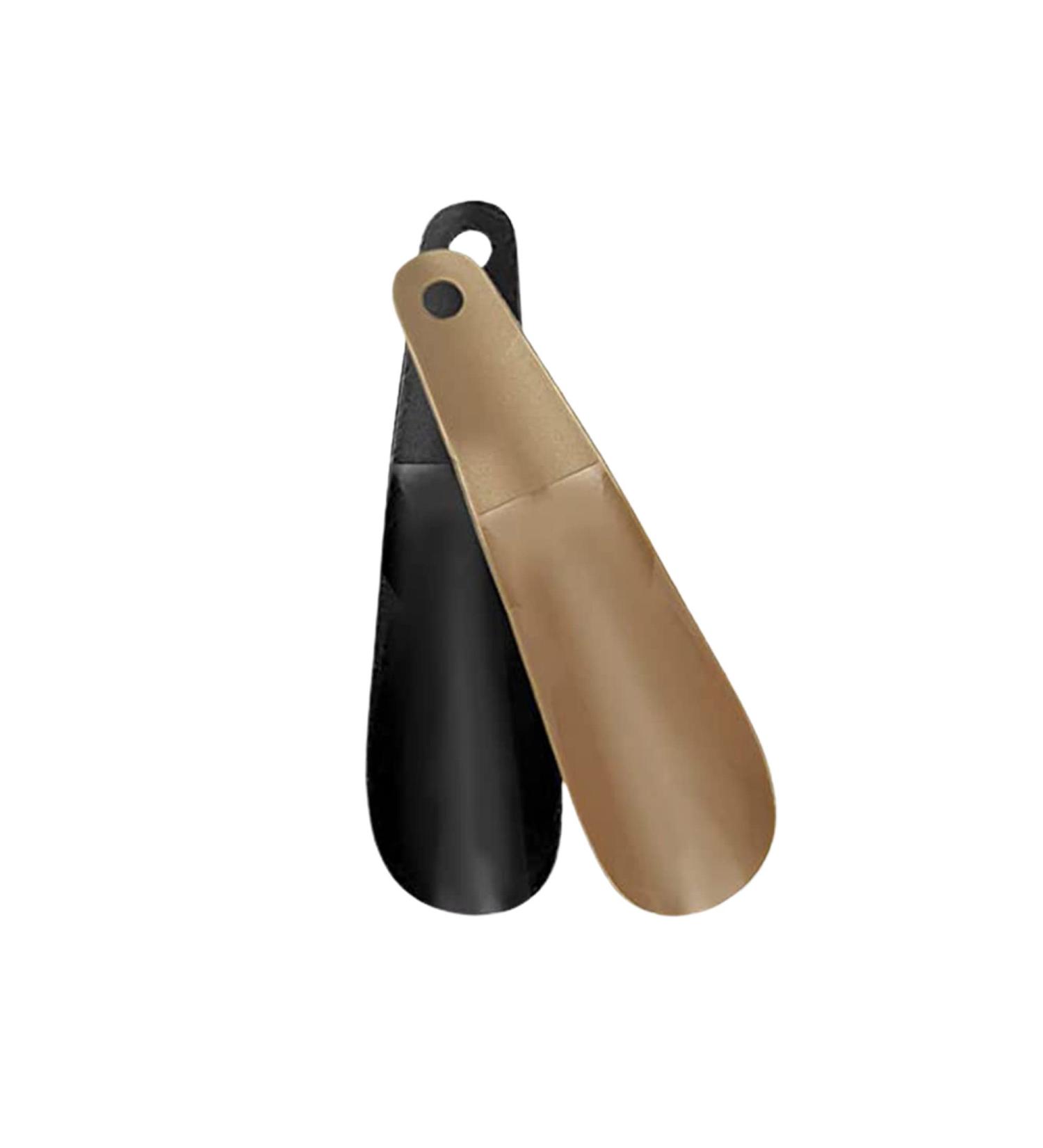 SKYPIA Plastic Shoe Horn 6.5 inch Black Khaki - Portable Travel Shoe Helper (2 Pack) - Buy Online on SooperMarket.com