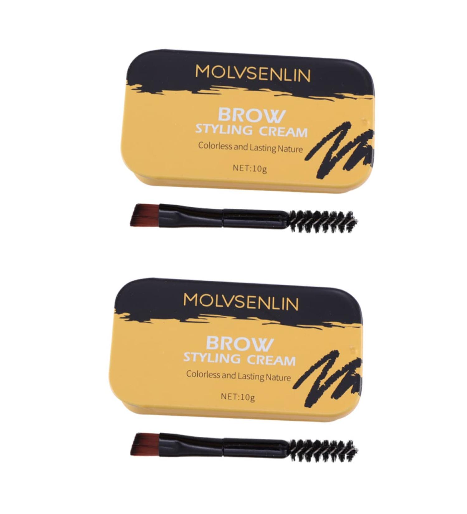 PLAFOPE 2 Pcs Eyebrow Styling Cream Brow Wax Eyebrow Soap Eyebrow Shaping Wax Lip Gloss Kit Wax Stick - Buy Online on SooperMarket.com
