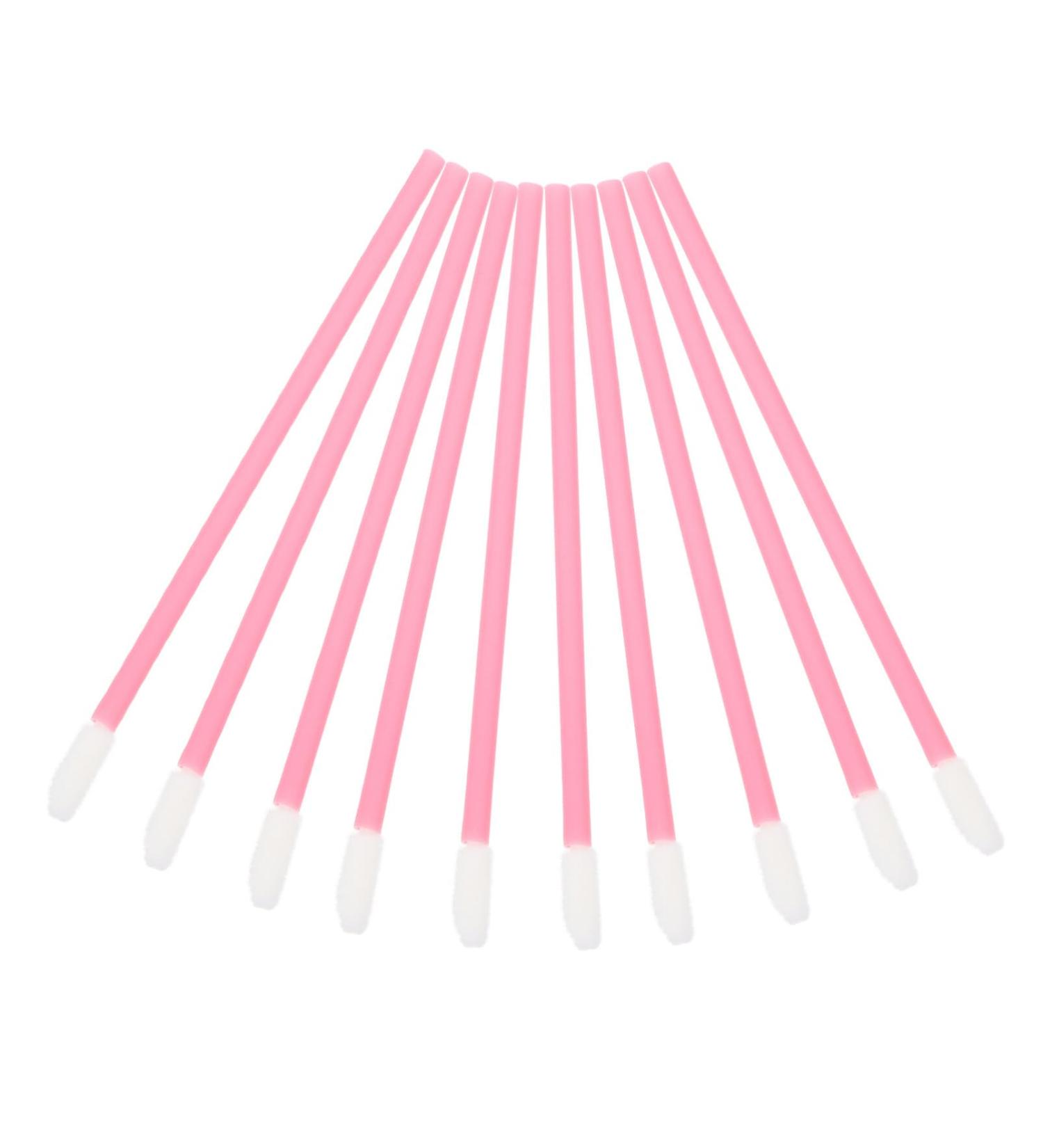 NOLITOY 100pcs Disposable Lip Brushes - Perfect Lip Wands Applicators for Lipstick & Lip Gloss | Essential Makeup Brushes for Flawless Application - Buy Online on SooperMarket.com