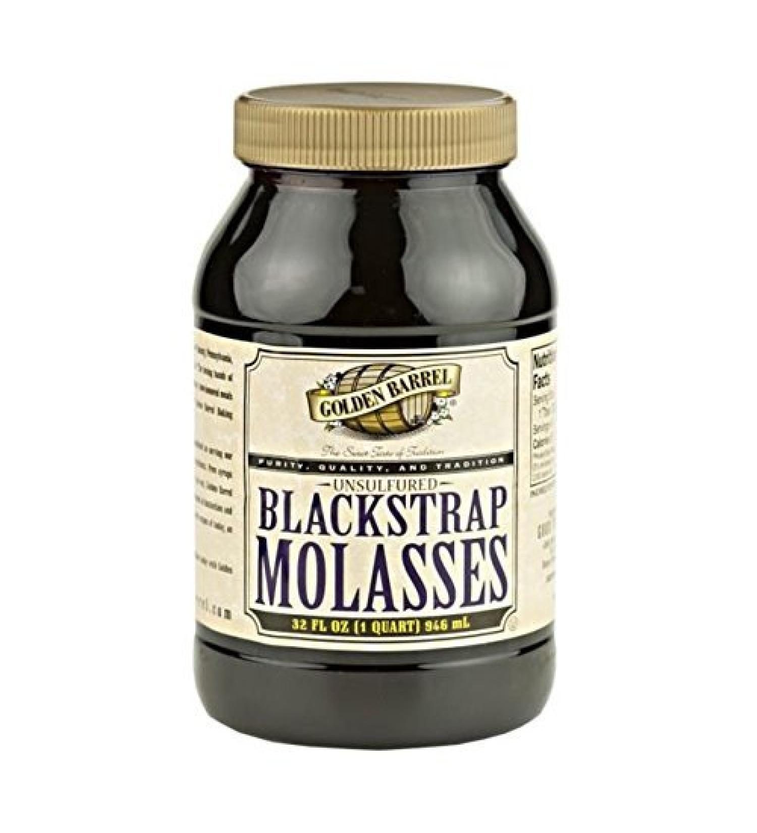 Golden Barrel Blackstrap Molasses (32 fl. oz. Wide Mouth)