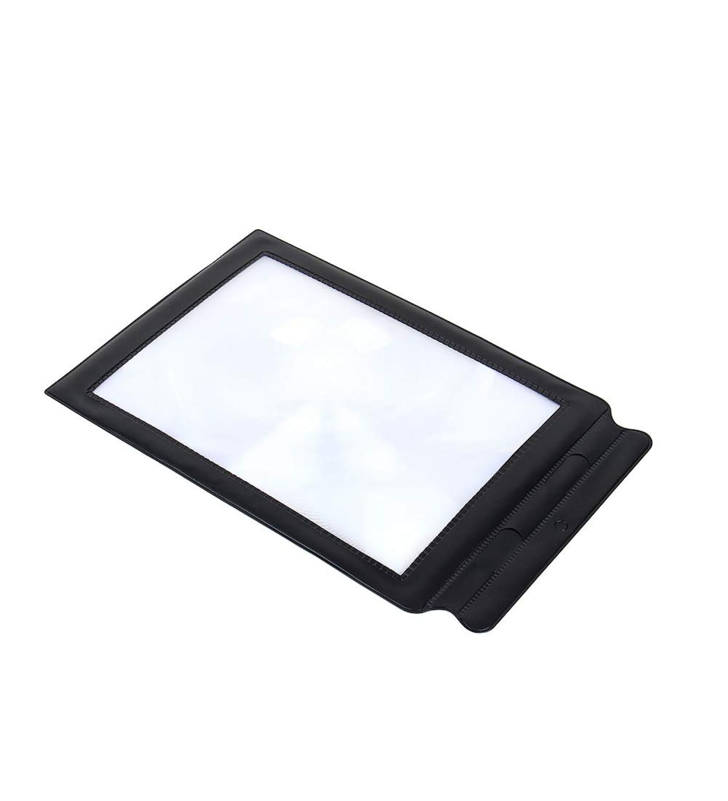 Jeanoko Reading Magnifier Magnifier Sheet PVC Bookmark Reading Aid A4 Full Page 3X Magnifying Tool for Elderly and People with Low Vision - Buy Online on SooperMarket.com