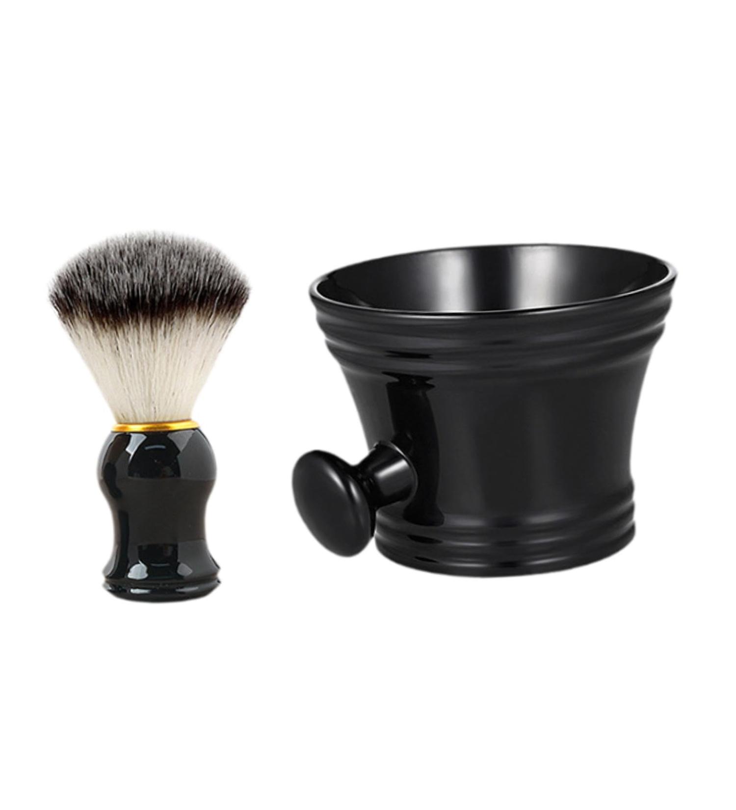 Perfeclan Razor Brush Set - Facial & Bar Cleaning Soap Brush with Bowl | Ideal for Home & Salon Grooming Accessories - Buy Online on SooperMarket.com