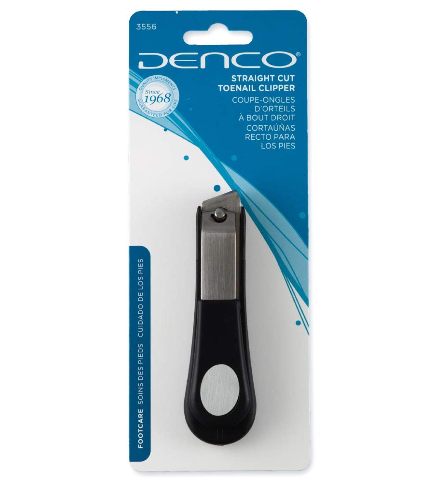 Stainless Steel Straight Cut Toenail Clipper - Assorted Colors - Buy Online on SooperMarket.com