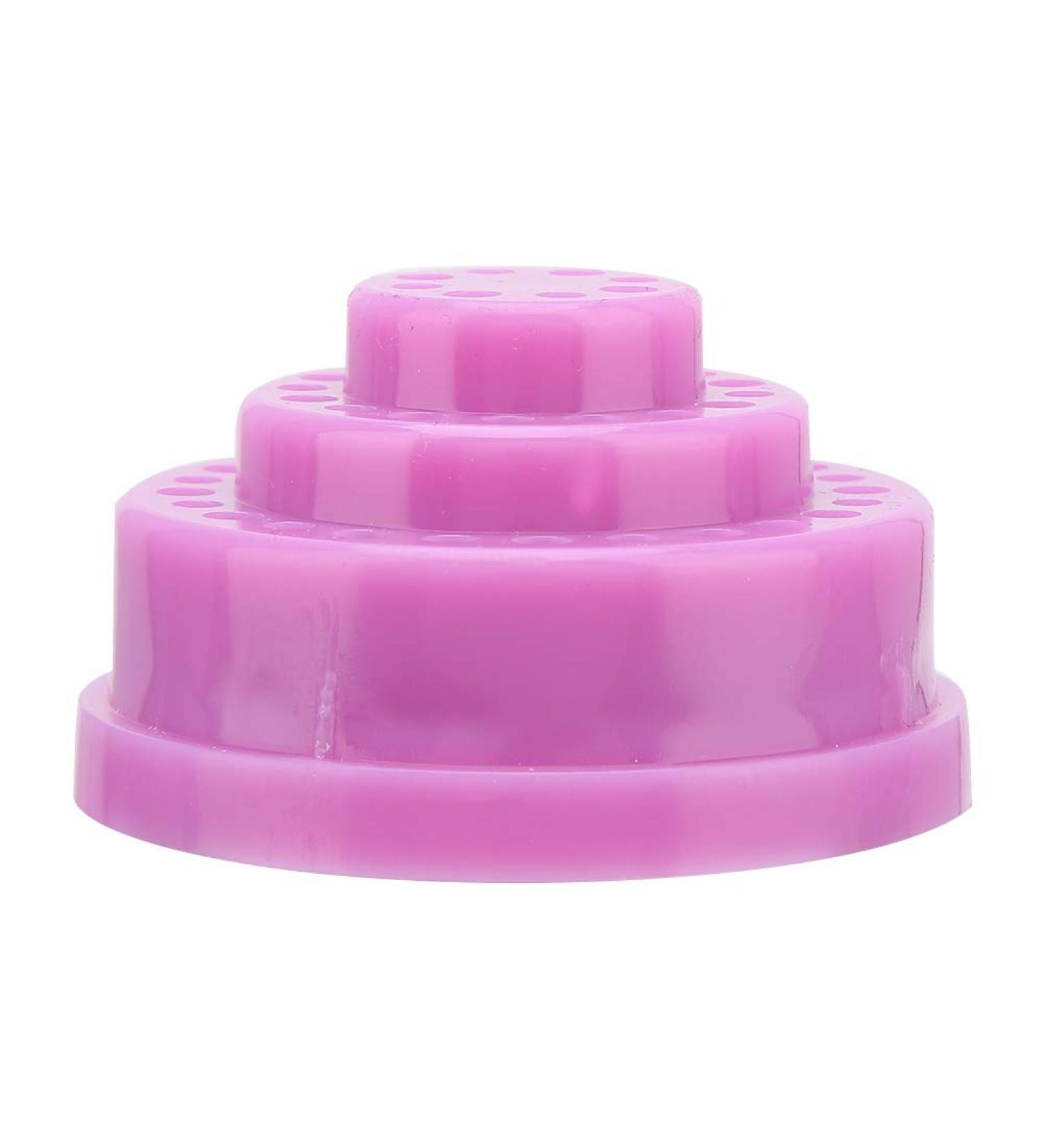 Good Insulation Nail Drill Container - Purple Nail Drill Case for Beauty Salons & Home Manicure - Buy Online on SooperMarket.com