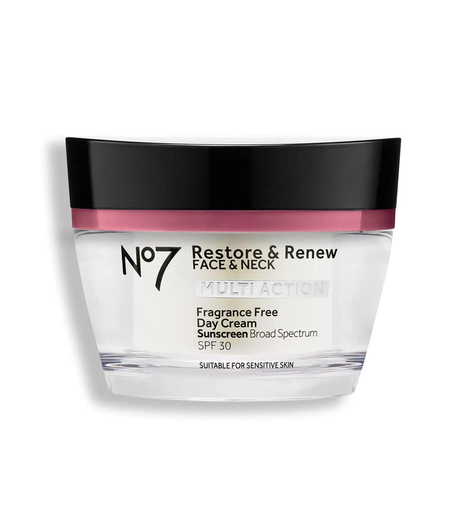 Boots No7 Restore & Renew Day Cream SPF 30 - 1.69oz - Buy Online on SooperMarket.com