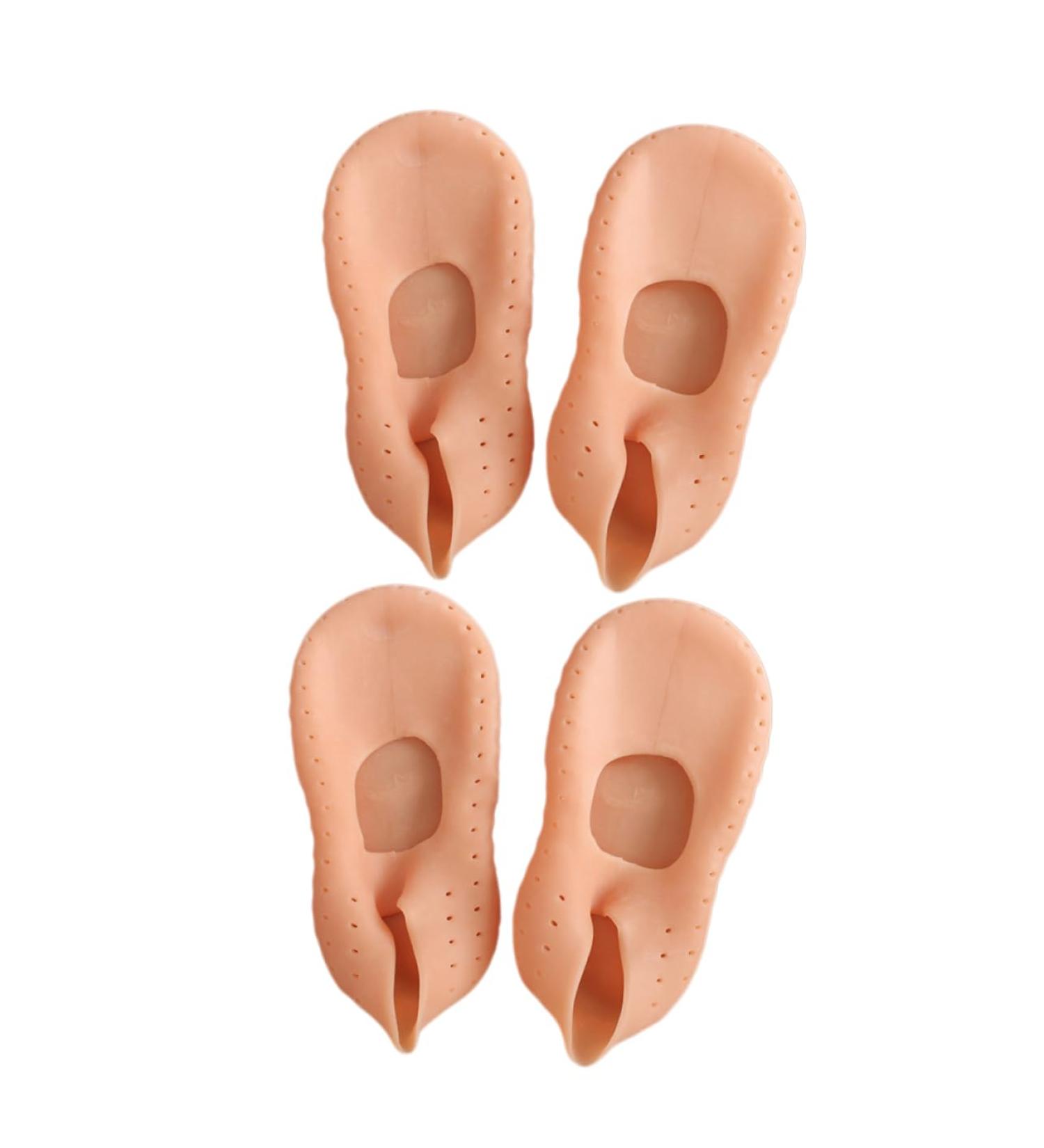 Amosfun 2 Pairs Gel Moisturizing Sleeves Heel Room Socks Height Increase Socks Silicone Moisturizing Socks Lotion Socks Plantar Inserts Lightweight Socks Foot Women's Beach Socks - Buy Online on SooperMarket.com