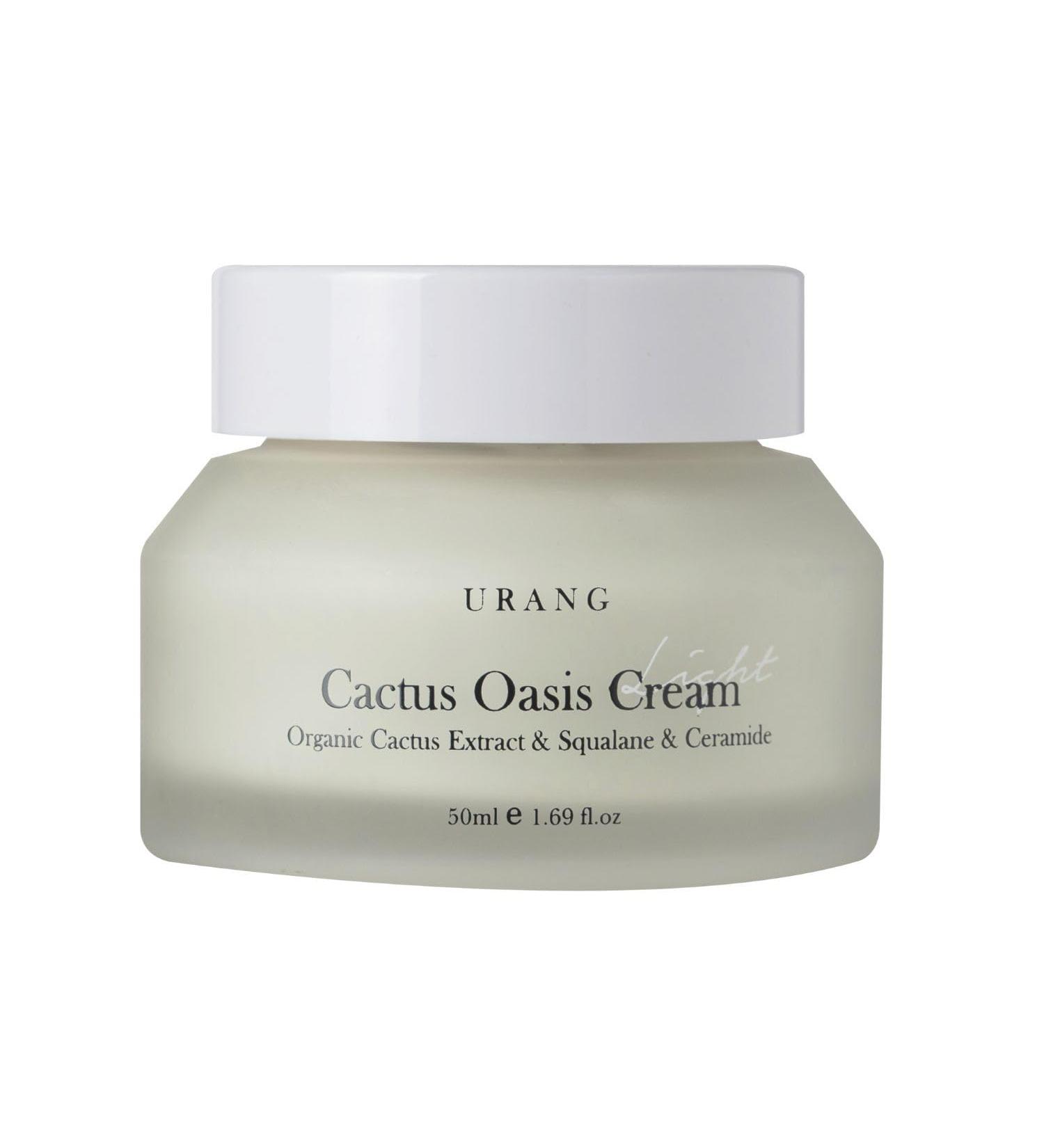 Cactus Oasis Cream | Organic Vegan Moisturizer | Natural Skin Barrier with Tamanu Oil & Ceramide | Hydrating Skincare for Women & Men | 1.69 Oz - Buy Online on SooperMarket.com