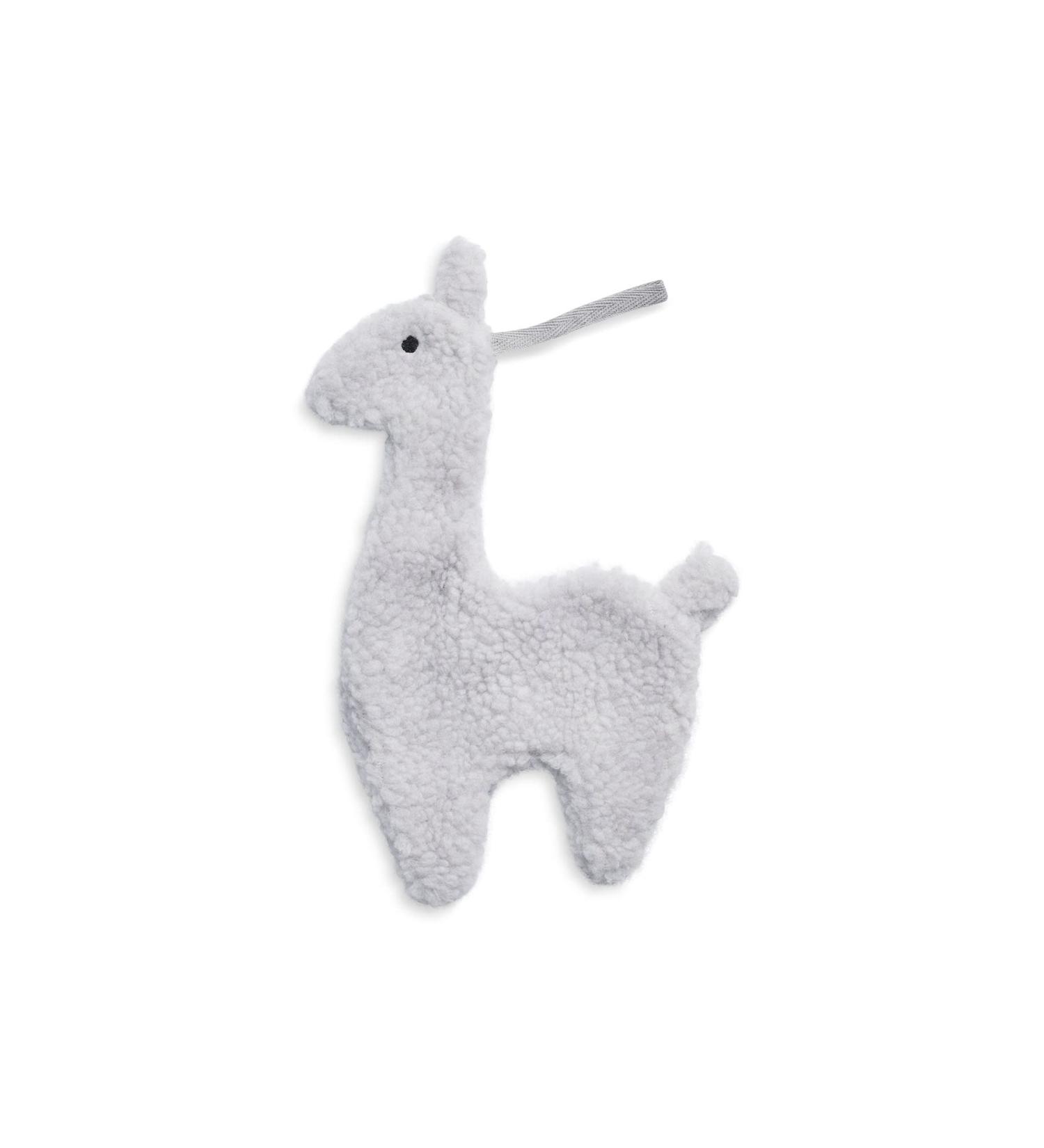 Jollein Schnullertuch Lama-Grau
