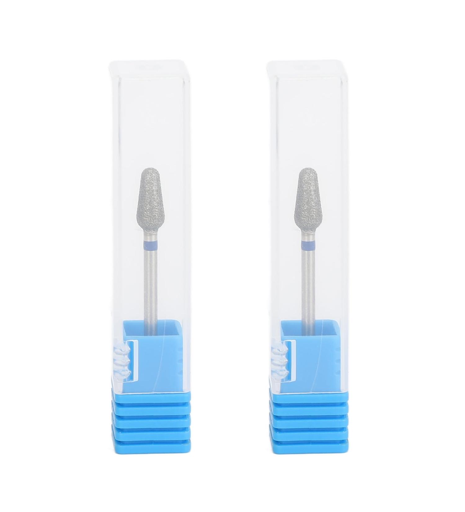 Tungsten Steel Nail Drill Bits 2 Blue Manicure Nail Art Drill Bits for Manicures - Buy Online on SooperMarket.com