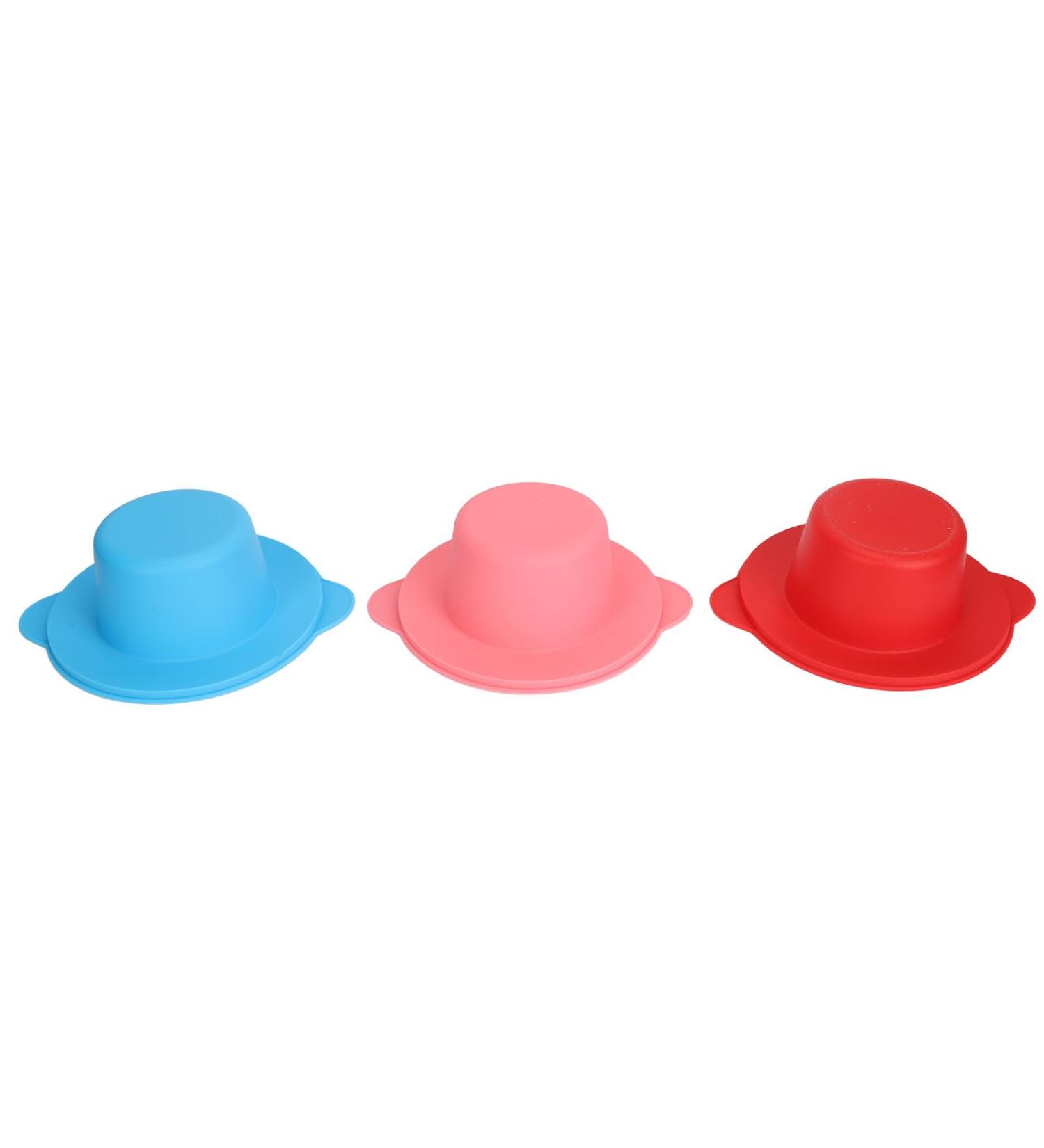 3 Pack Silicone Wax Melting Bowl - Non-Stick Wax Warmer Replacement Pot for Hair Removal | International Shipping Available - Buy Online on SooperMarket.com