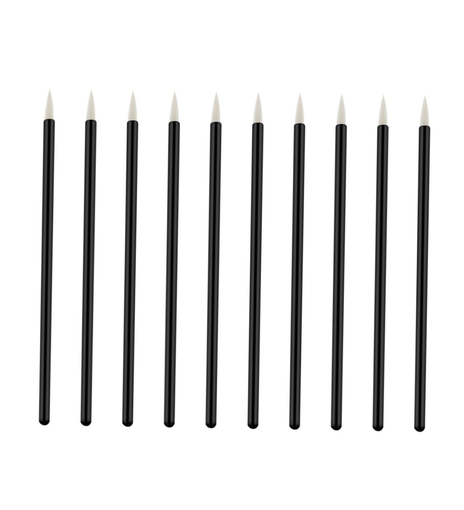 Shop Mikinona 100pcs Disposable Eyeliner Tools - Precision Eyebrow & Eyeliner Brushes for Flawless Eye Makeup | International Shipping Available - Buy Online on SooperMarket.com