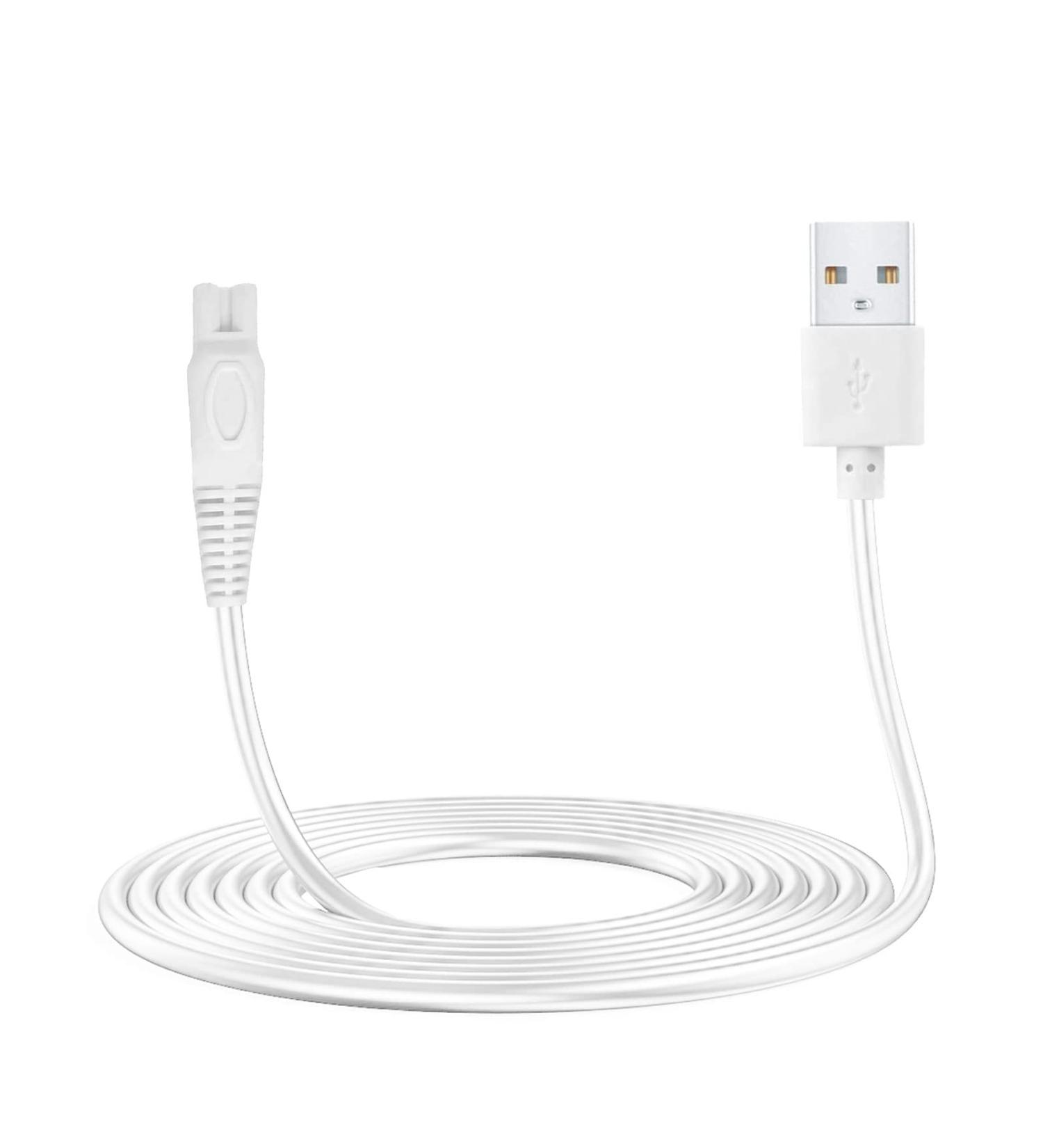 MEROM USB Charger Cord for Finishing Touch Flawless Legs - Replacement Power Cable for Women's Hair Remover and Electric Razor - Buy Online on SooperMarket.com