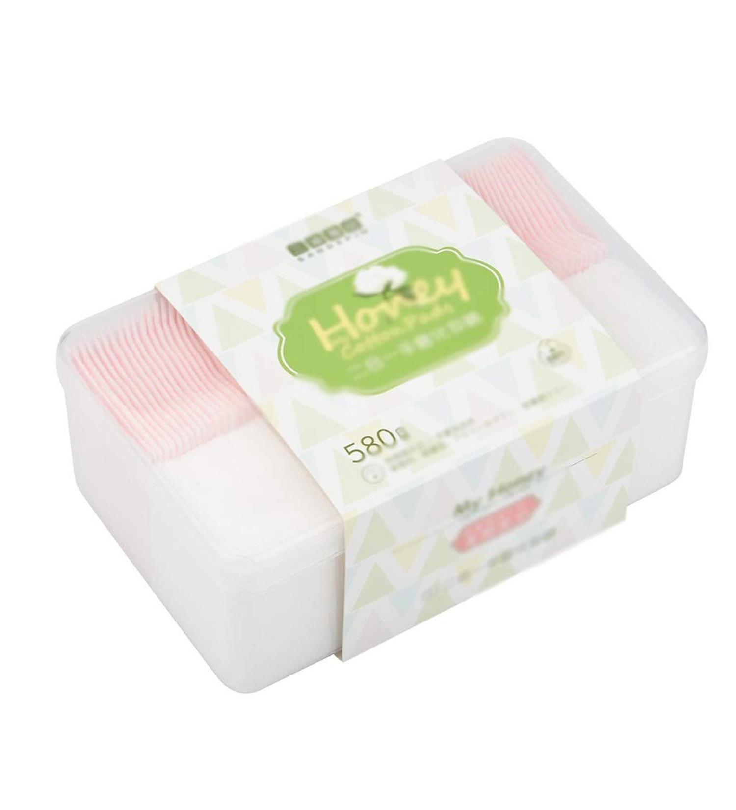 Portable Cleansing Cotton Finger Sleeve Design Ultra-thin Combination 580pcs Cotton Pad Puff Daily Tools White Pink Daily Makeup Cotton Pad Soft Comfortable (Color : A) - Buy Online on SooperMarket.com
