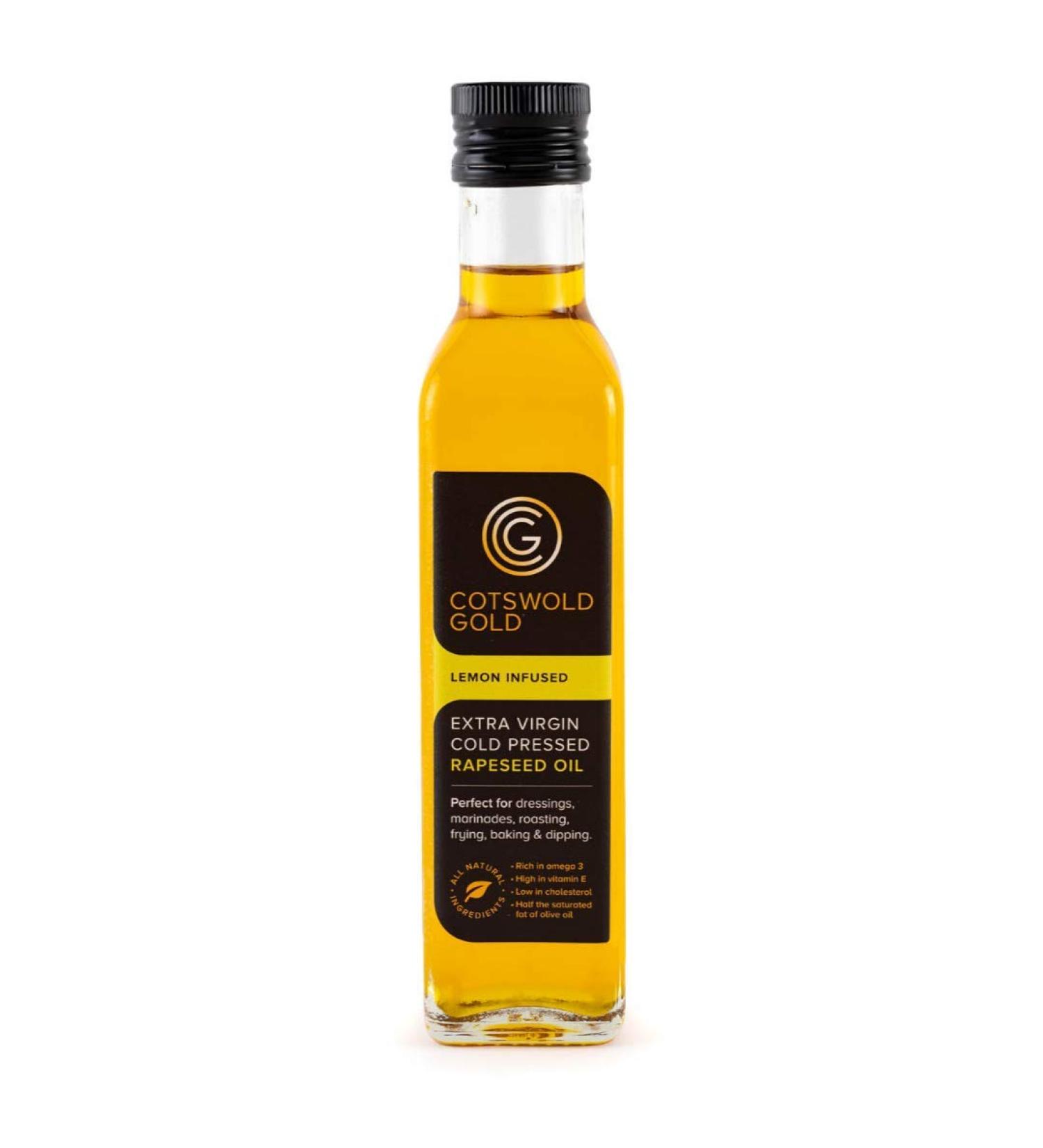 Cotswold Gold Lemon Infused Rapeseed Oil 250 ml Lemon Infused 250 ml (Pack of 1)