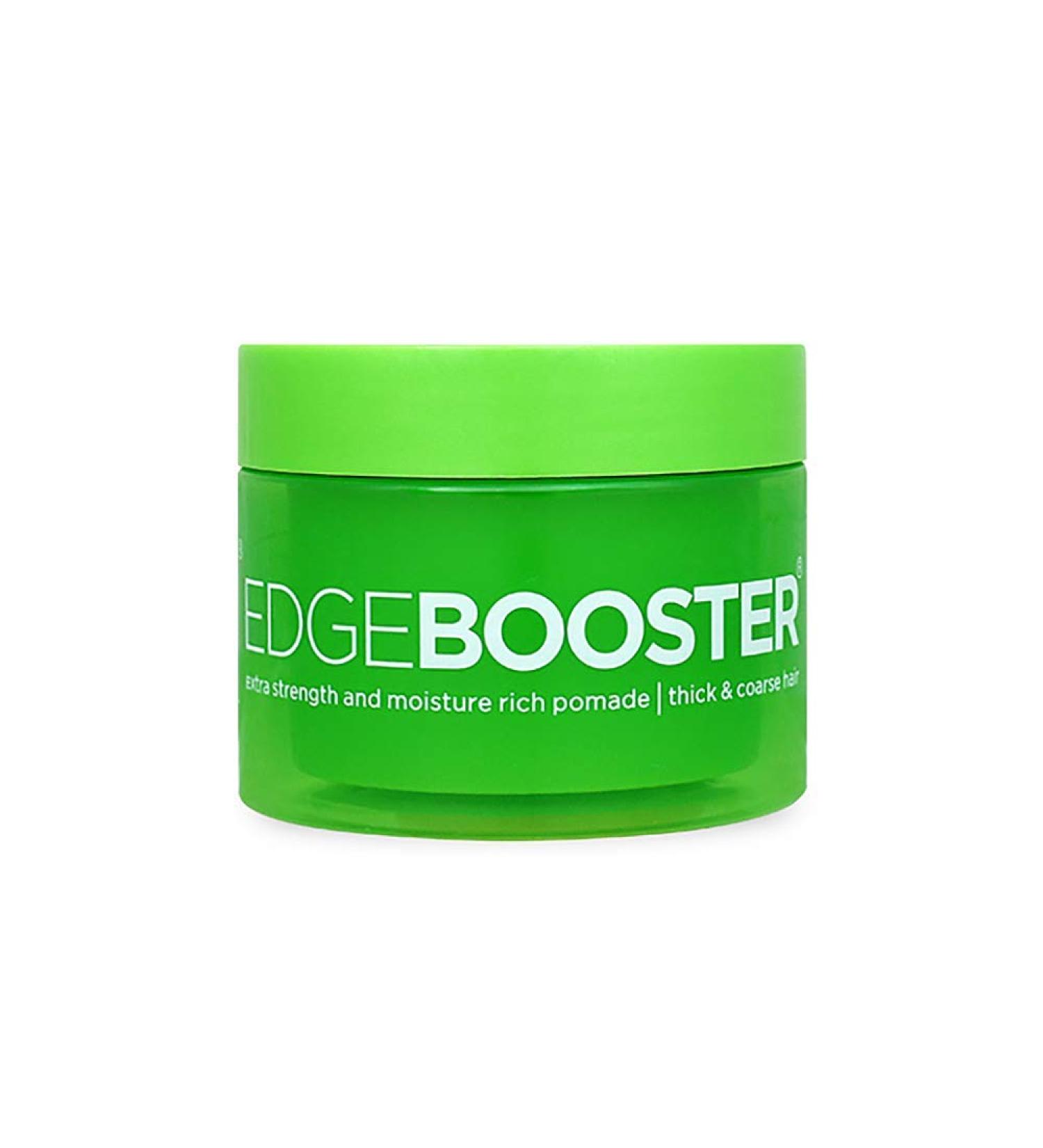 Style Factor Edge Booster Extra Strength and Moisture rich pomade - Thick & Coarse Maximum hold 3.38oz- Emerald (6 Pack)