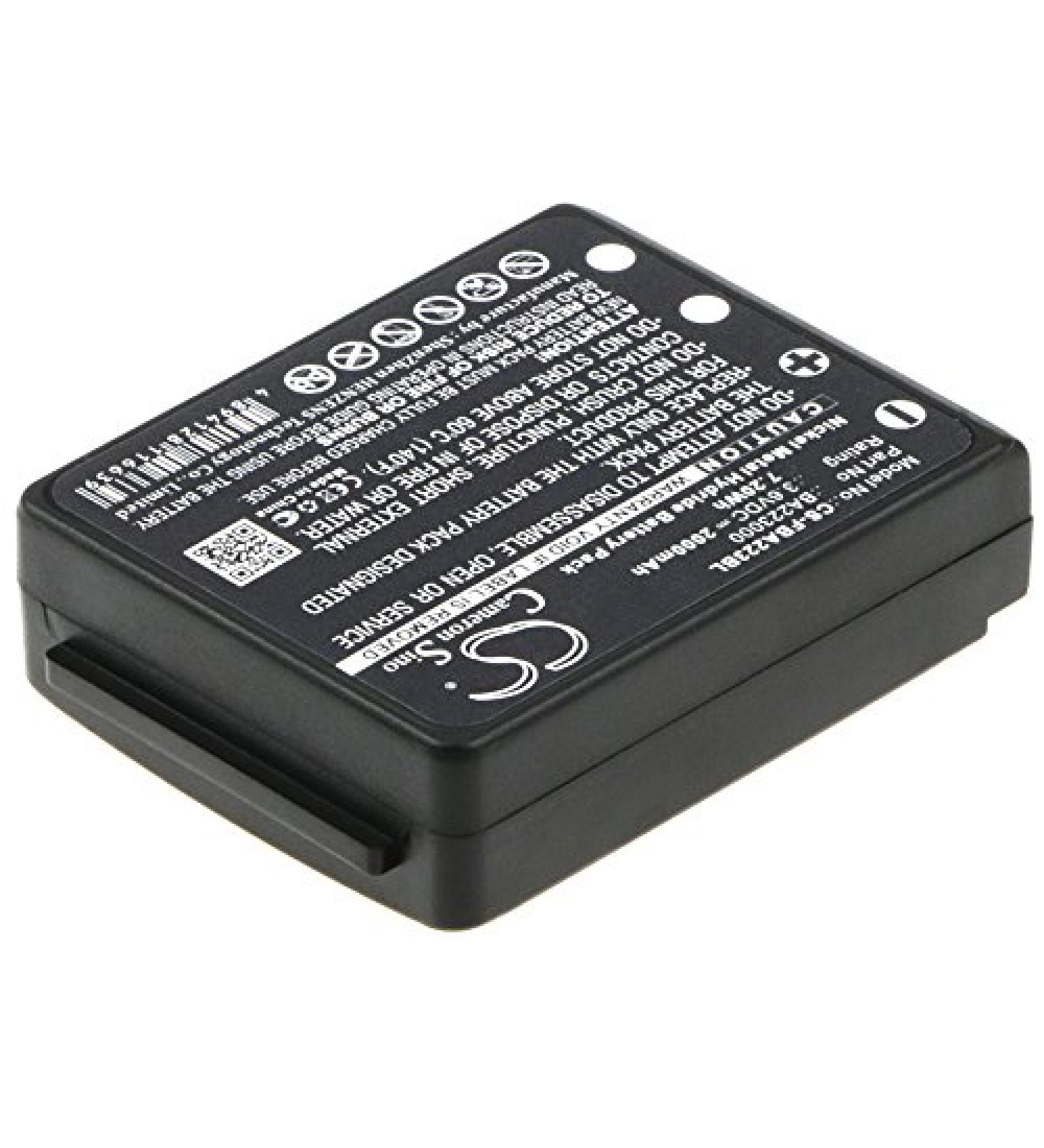 Replacement Battery for HBC Radiomatic Micron 7 Patrol D & Quadrix | BA223000 BA223030 FUB6 2000mAh/3.6V - Fast International Shipping - Buy Online on SooperMarket.com