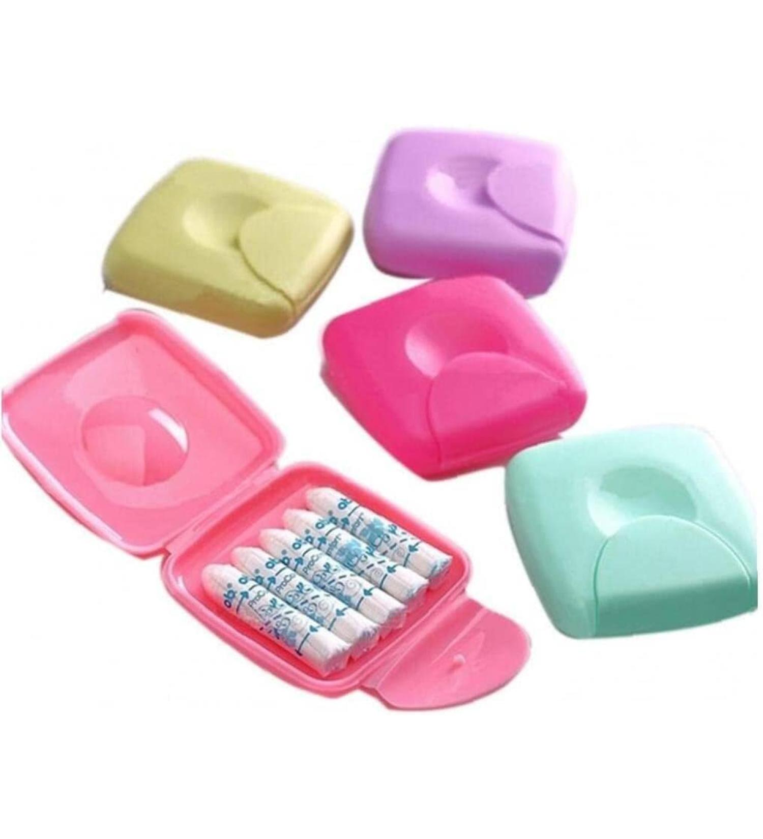 Portable Period Kit Storage Bag for School, Outdoor Travel - Holds Sanitary Napkins and Tampons - Buy Online on SooperMarket.com