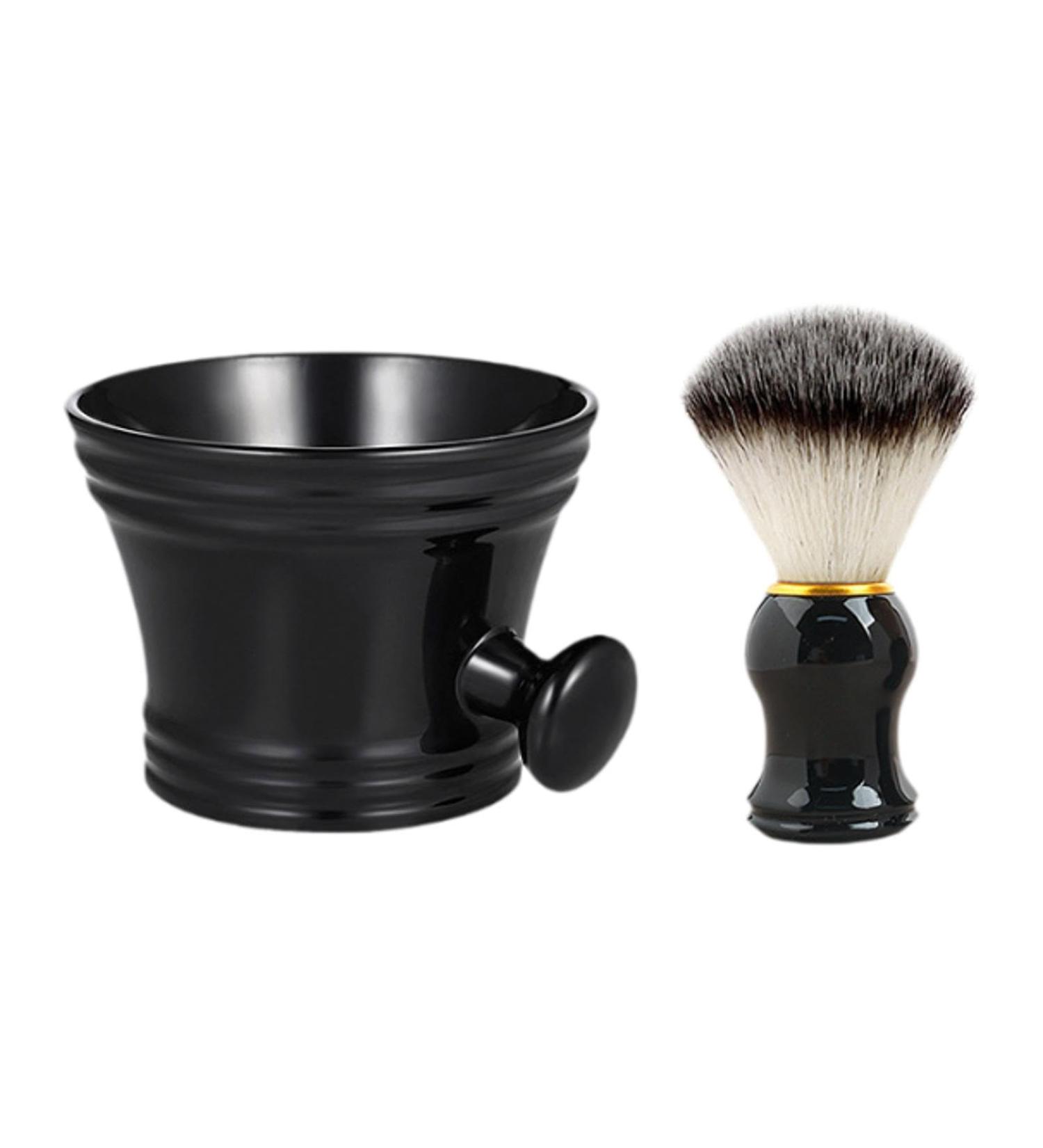 Magidal Cleaning Bowl & Razor Brush Set - Perfect Gift for Men Travel & Hairdressing Salon Accessories - Buy Online on SooperMarket.com
