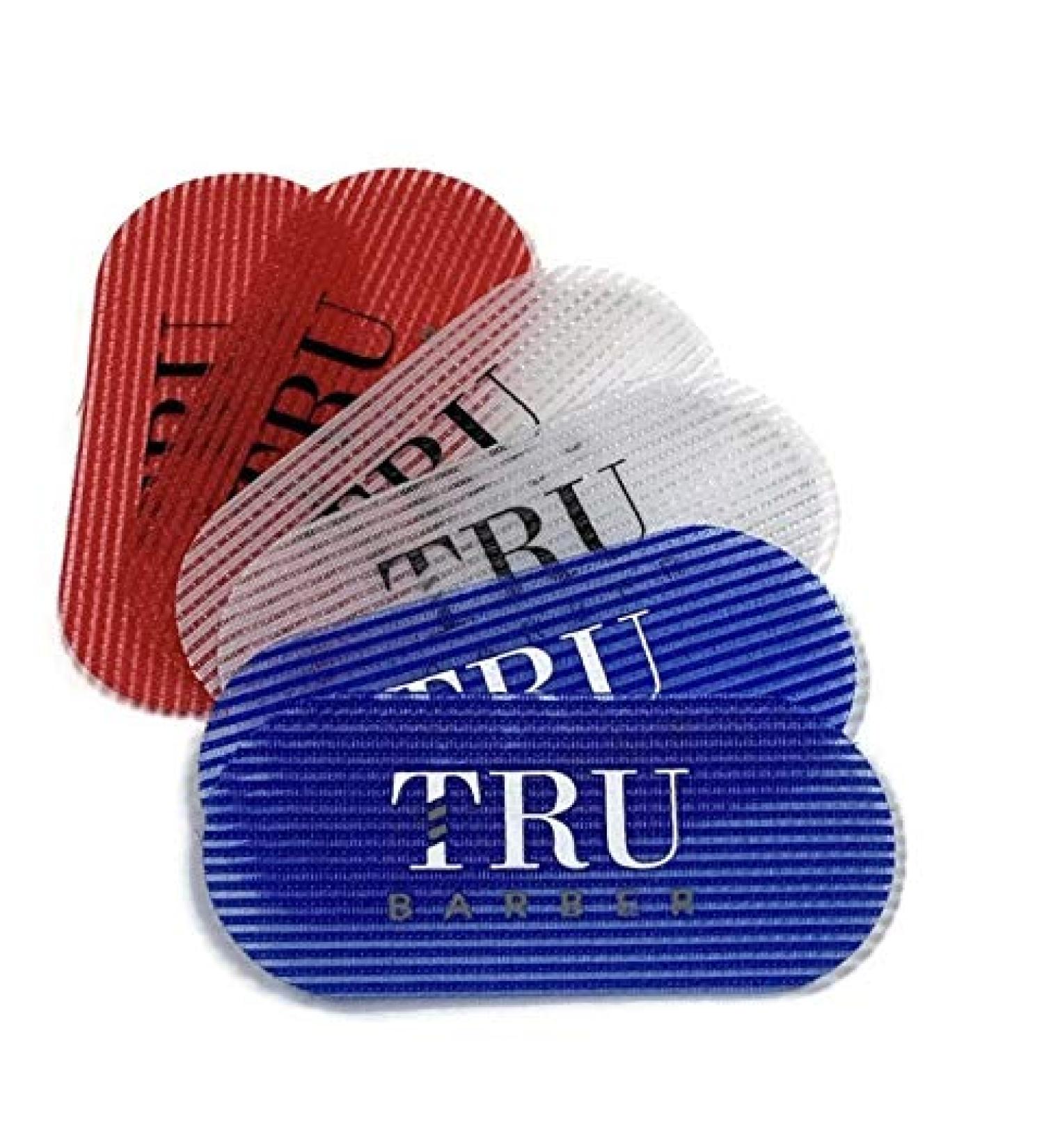 TRU Barber Hair Grippers 3-Pack Bundle - Hair Clips for Styling Men and Women - Salon Quality Hair Holder Grips in Red/White/Blue (6 PCS) - Buy Online on SooperMarket.com