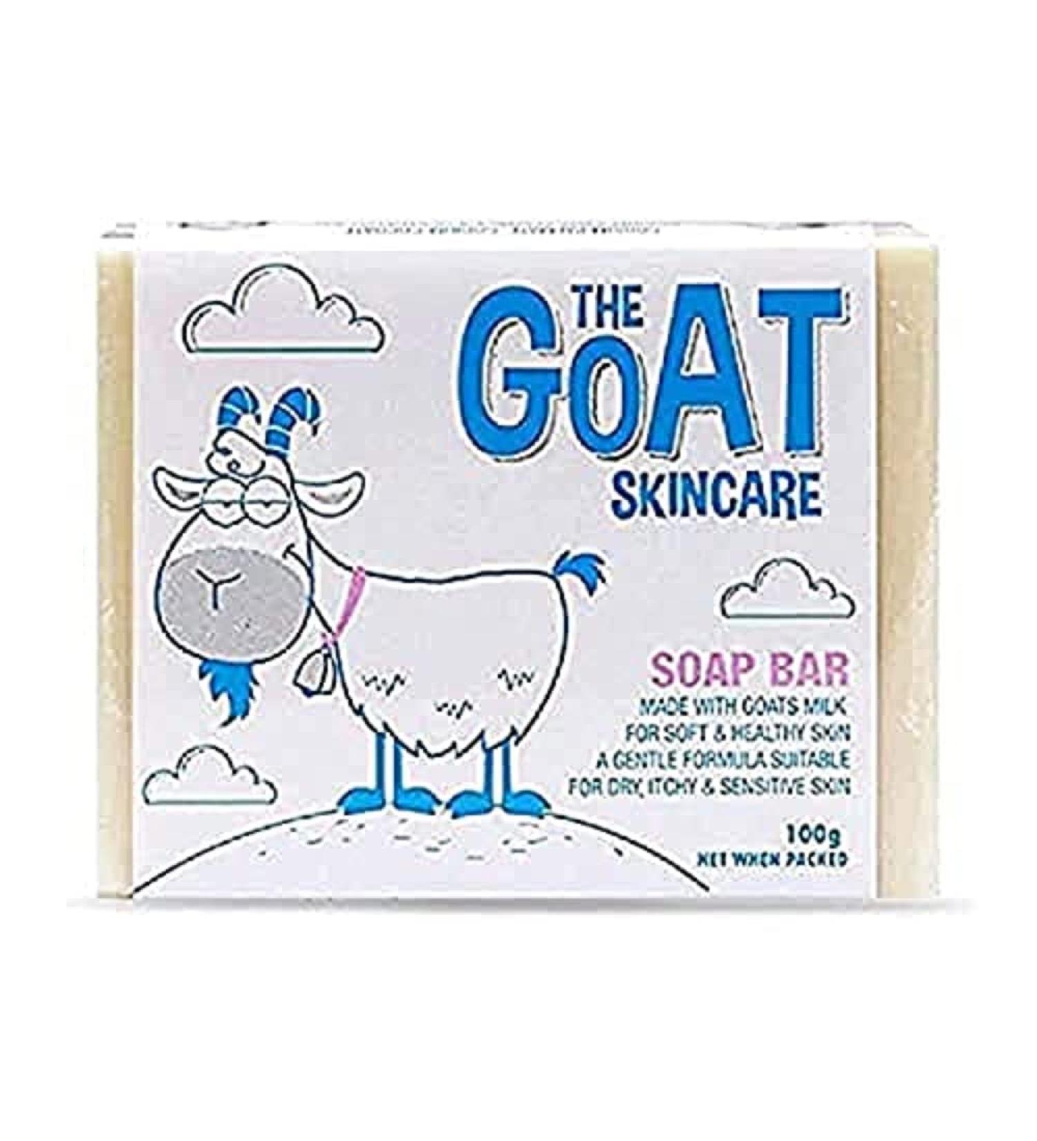 The Goat Skincare Pure Goat's Milk Original Soap Bar Suitable for Dry Itchy and Sensitive Skin Paraben Free and No Artificial Colours 100g - Buy Online on SooperMarket.com