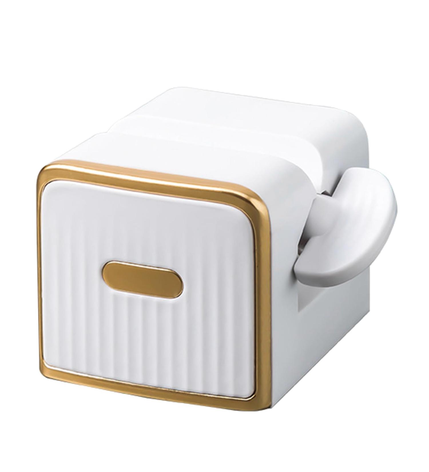 Ecoriendly Toothpaste Tube Squeezer Cream Tube Squeezer Wall-Mounted Toothpaste Dispenser for Toothpaste Cream Foam White - Buy Online on SooperMarket.com