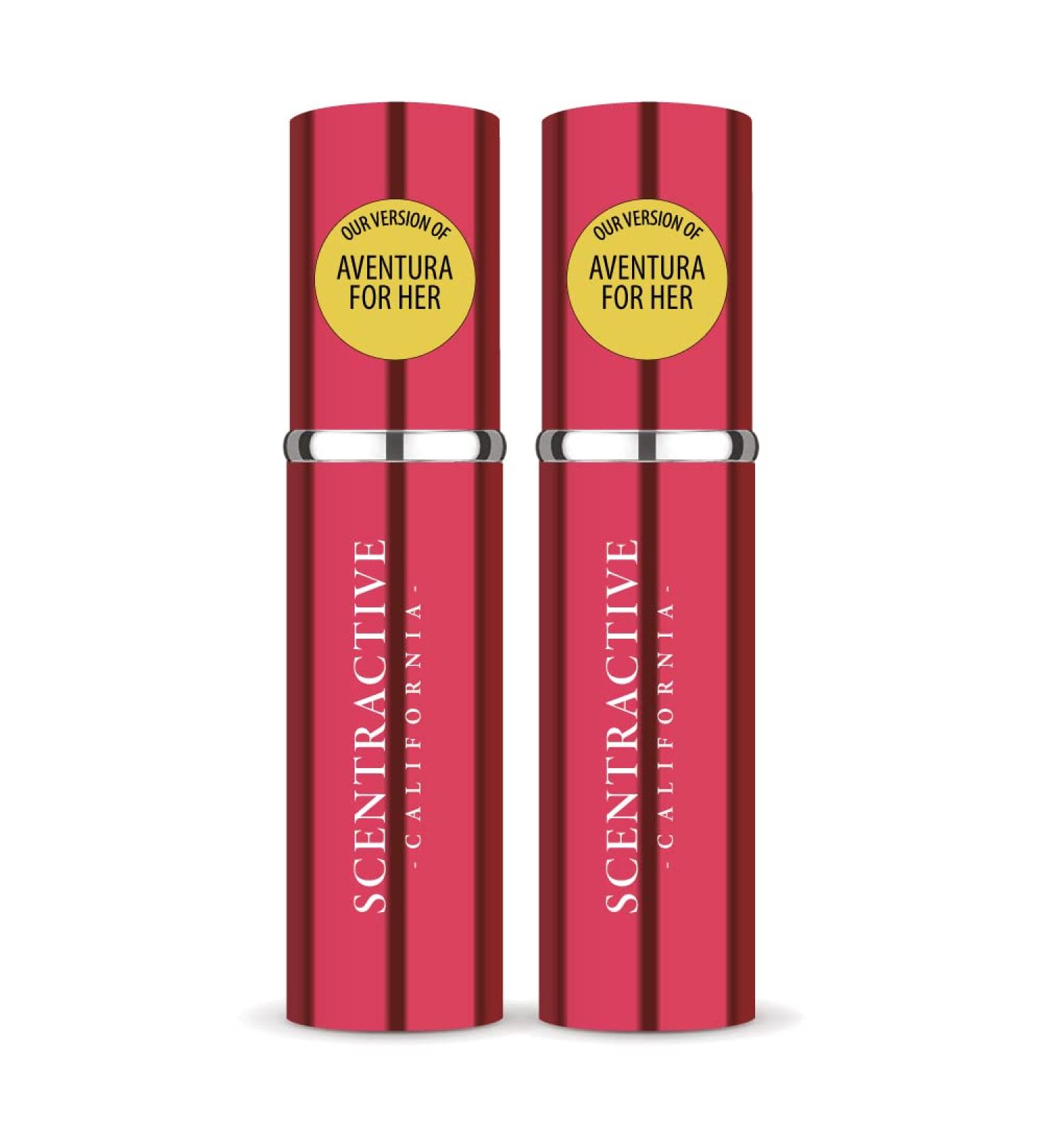 CA Perfume Impression of Aventura For Women Replica Version Fragrance Dupes Concentrated Long Lasting Eau de Parfum Spray Refillable Atomizer Sample Bottle 0.17 Fl Oz/5ml-X2 CRT AVENTURA FOR HER IMPRESSION 0.34 Fl Oz (Pack of 1) - Buy Online on SooperMarket.com