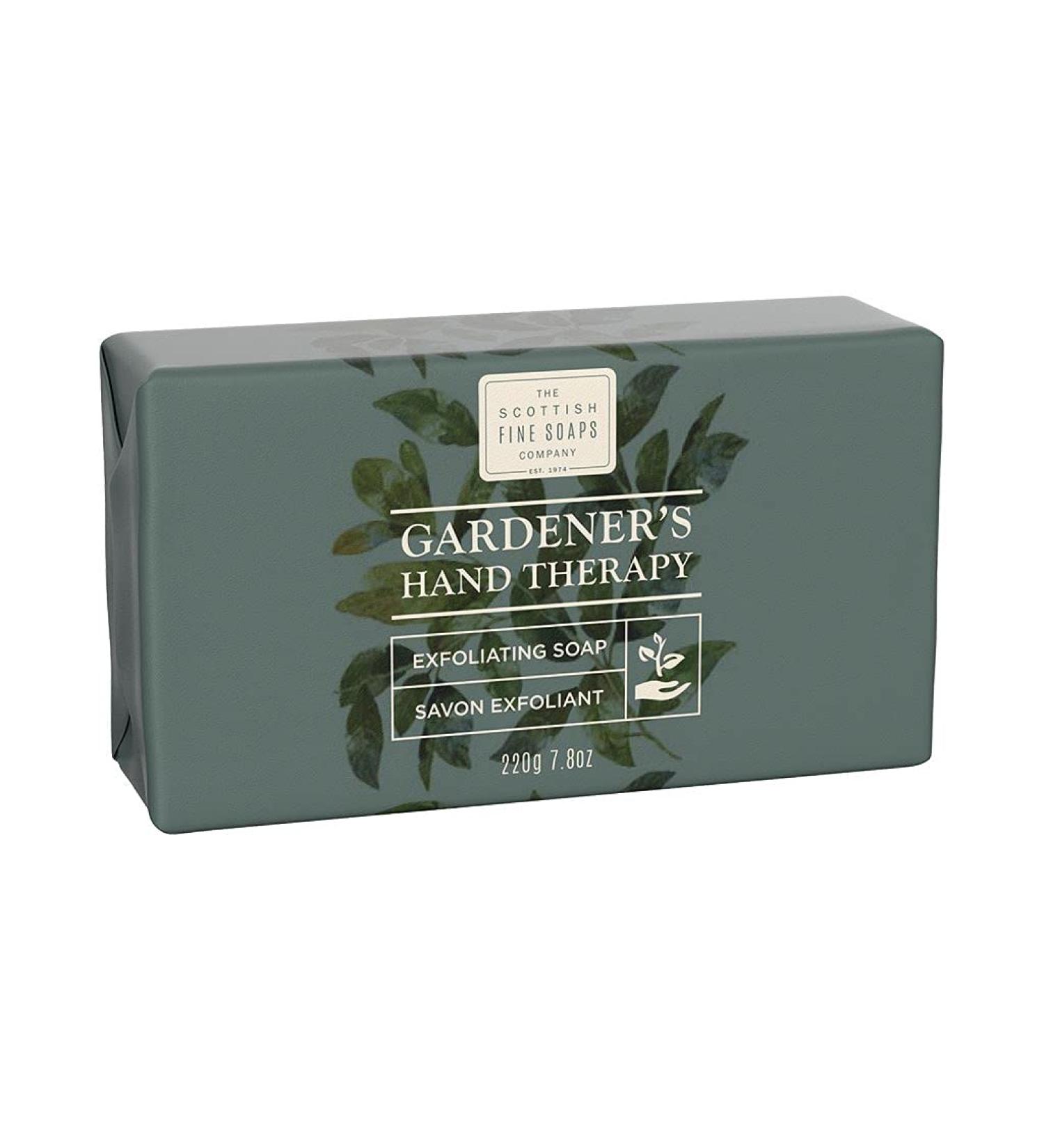 The Scottish Fine Soaps Gardeners Hand Therapy Exfoliating Soap 220g