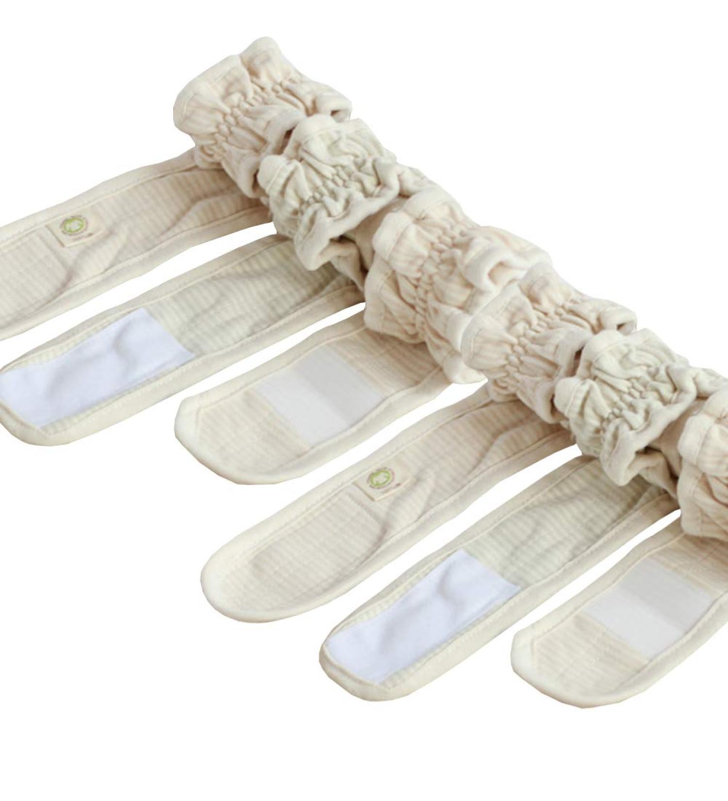 Topwon Cotton Baby Cloth Diaper Fastener - 6 Pack Waist Support Belt for Baby - Reusable & Washable - Replace Diaper Pins - Buy Online on SooperMarket.com