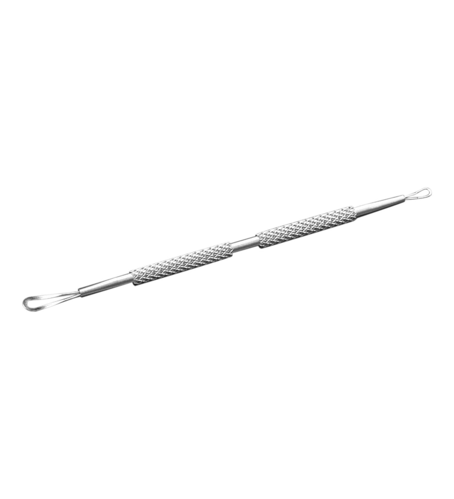 Bluelans Professional Beasters WhiteHeads Comedons Quicker Double -removed Acne Pimple Spot Extractor Facial Tool - Flat and round ends - stainless steel