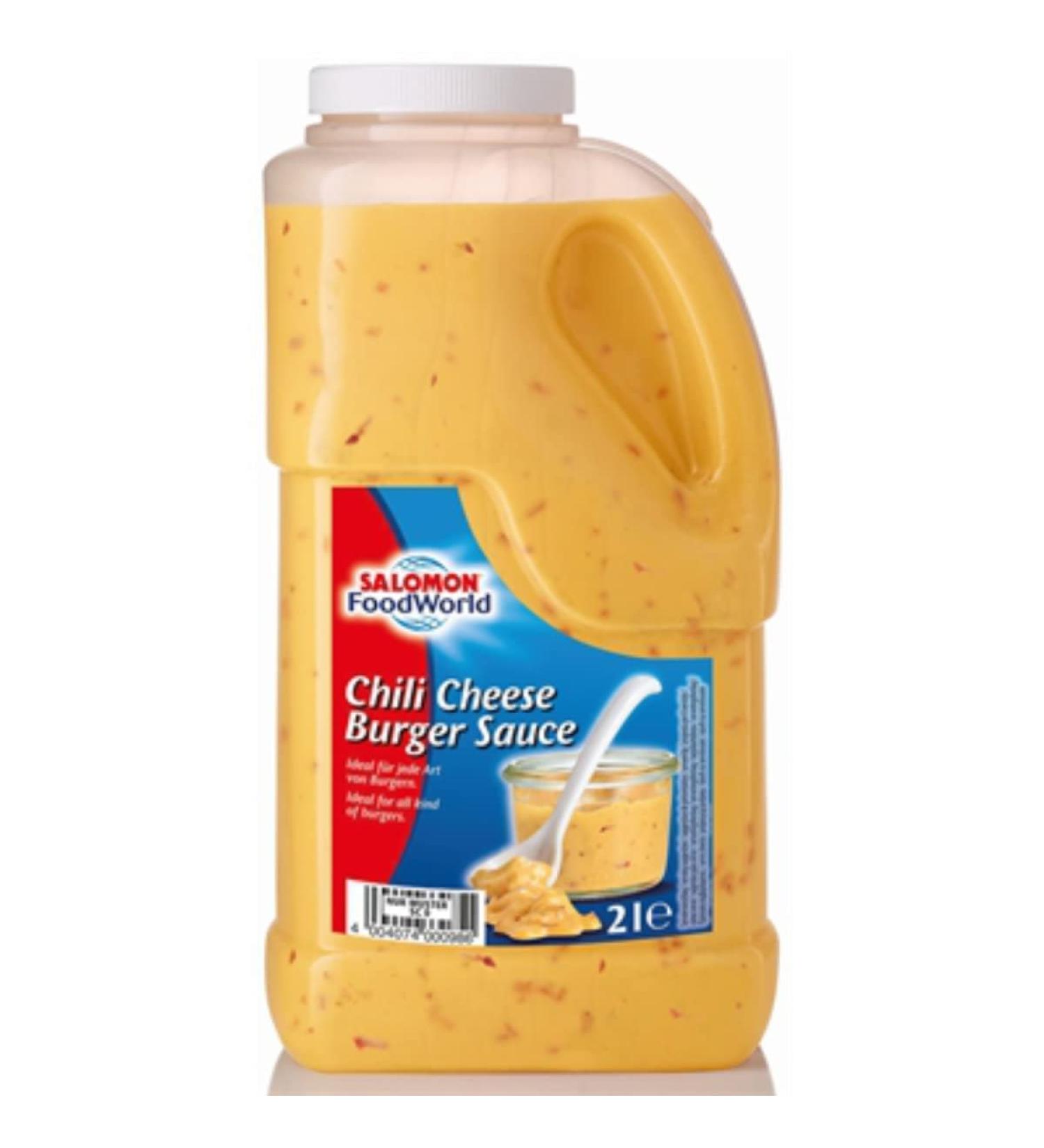 nv Salomon Chili Cheese Burger Sauce Spicy seasoning sauce with chili 2000ml