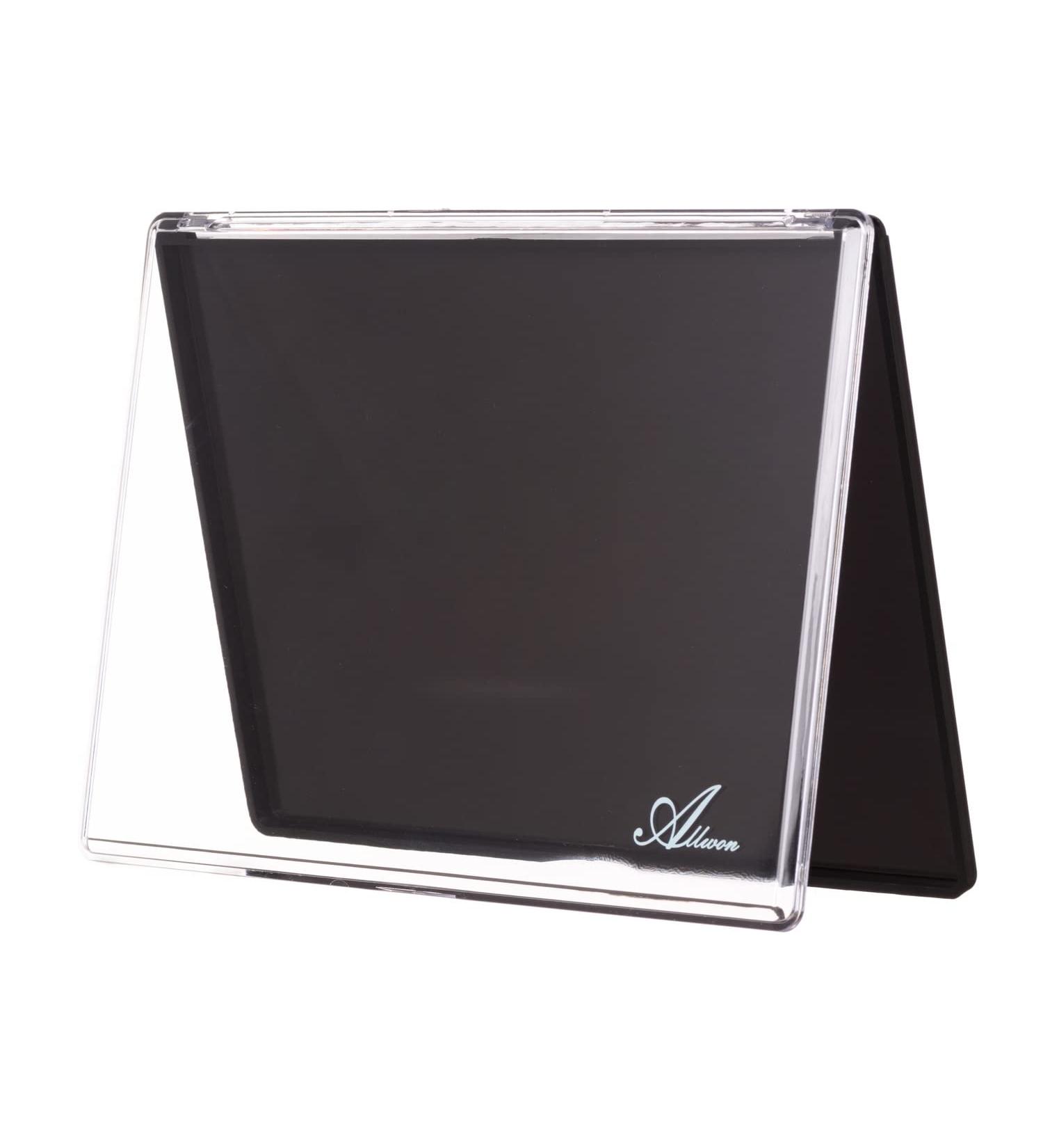 Allwon Large Magnetic Empty Eyeshadow Palette with 20 Metal Stickers - Transparent Plastic Makeup Palette for Eyeshadow, Lipstick, Blush & Powder - Buy Online on SooperMarket.com
