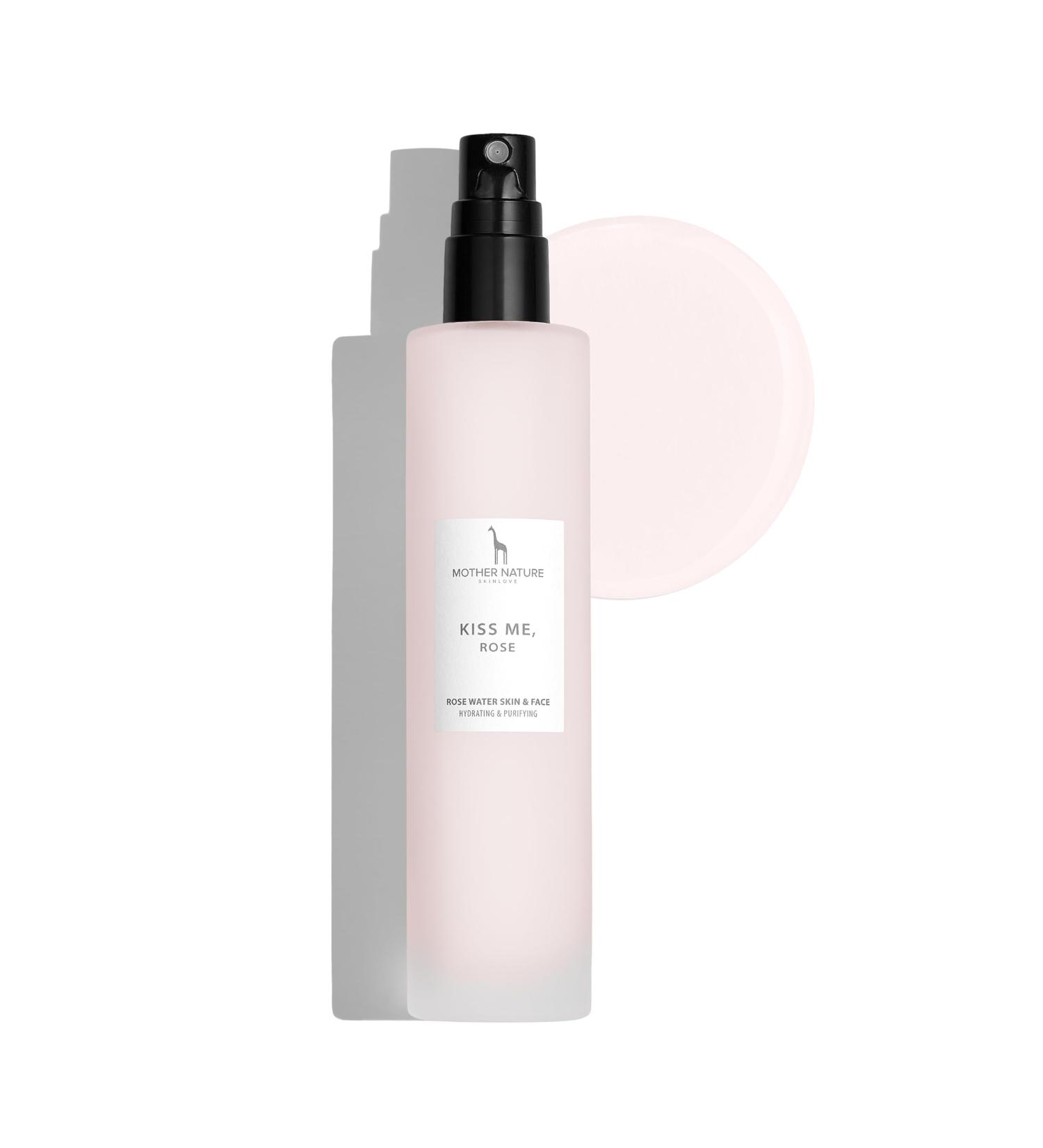 100% Natural Rose Water - Vegan Without Artificial Additives - 100 ml Spray Made in The UK - The Perfect Toner Formulated to Hydrate Face Skin and Hair - Buy Online on SooperMarket.com