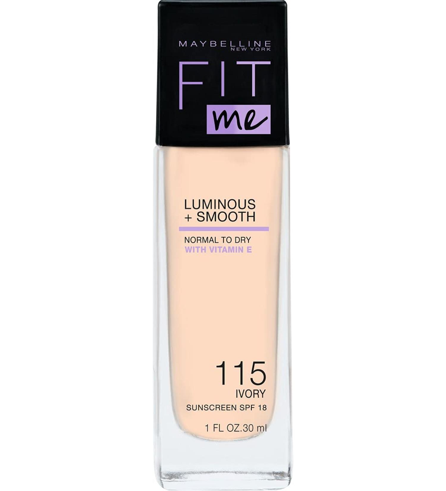 Maybelline Fit Me Foundation 115 - 30ml | Lightweight Matte Coverage - Buy Online on SooperMarket.com