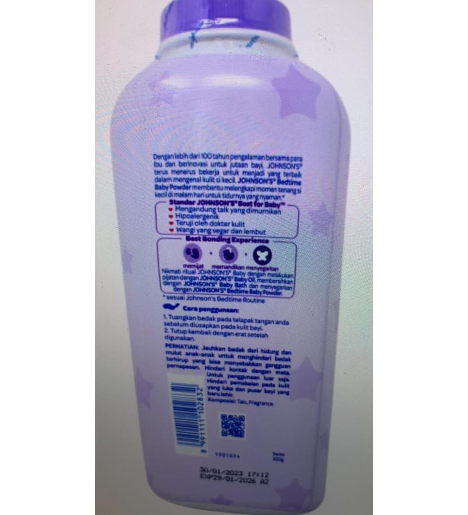 Johnson's bedtime baby powder