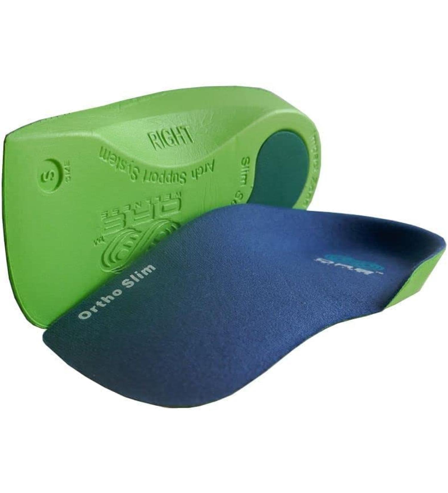 OR8 3/4 Length Slim Fit Insoles Arch Support Shoe Boot Inserts Orthotic Foot Supports Insole Flat Feet Insert and Low Arches High-Density Women Men (S 5-6.5)