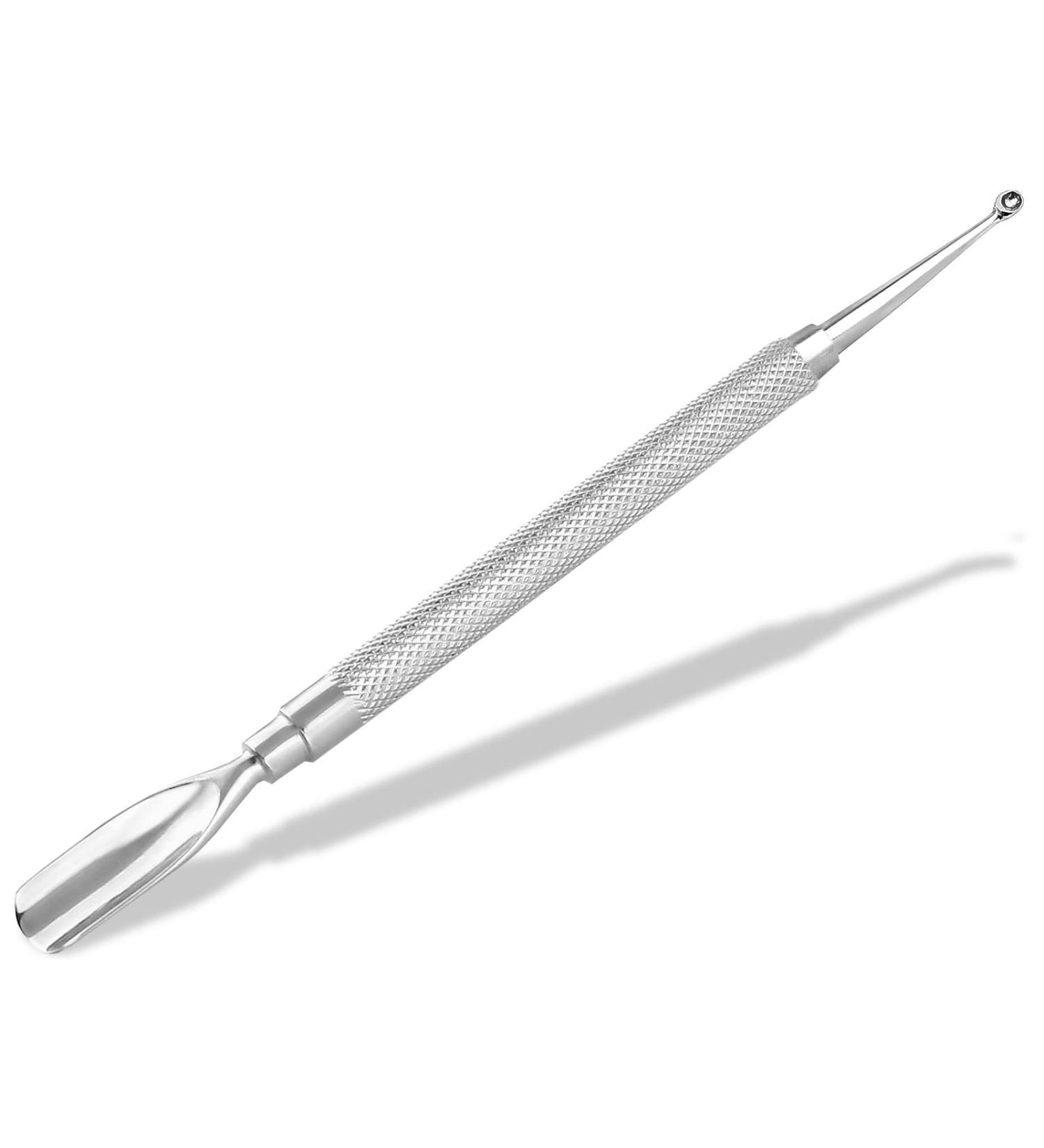 Cuticle Pusher with Sharp Spoon & Gouge - Precision Nail Care Tool for Perfect Manicures | International Shipping Available - Buy Online on SooperMarket.com