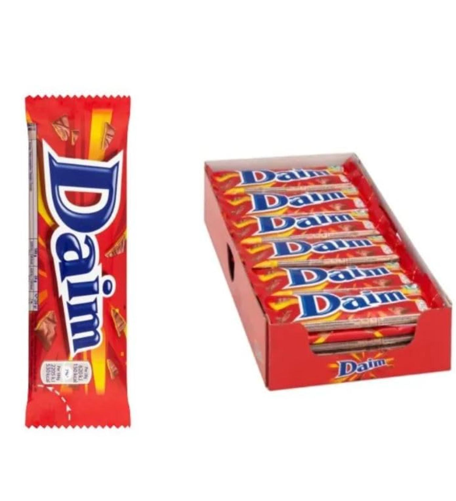 Irresistible Daim Chocolate Bar 28 g PACK of 12 - Famous Chocolate Bar from Sweden - | Perfect Sweet Gift Idea for any Occasion - Christmas Birthday sold by Swiss+ - Buy Online on SooperMarket.com