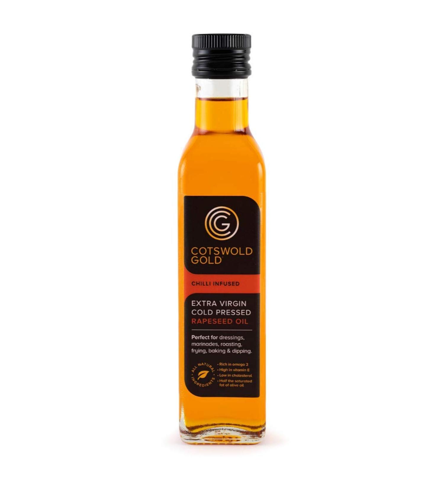 Cotswold Gold Chilli Infused Rapeseed Oil 250 ml Chilli Infused 250 ml (Pack of 1)