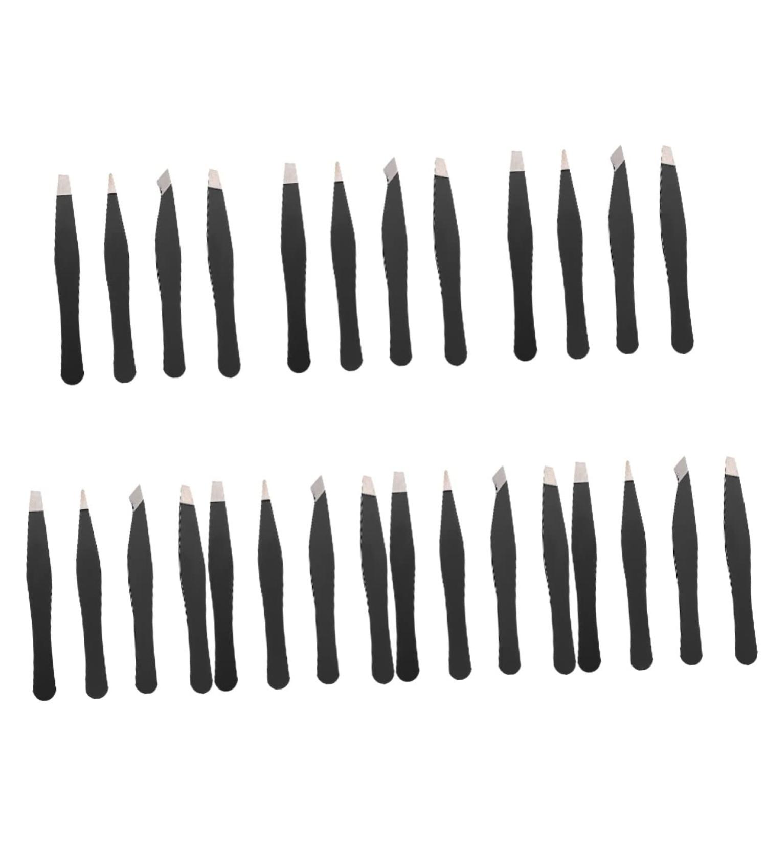 Healeved 28 STK Mini Eyebrow Clip Tweezers - Stainless Steel Nail Accessories for Perfect Brows | Salon Quality Makeup Clips - Buy Online on SooperMarket.com