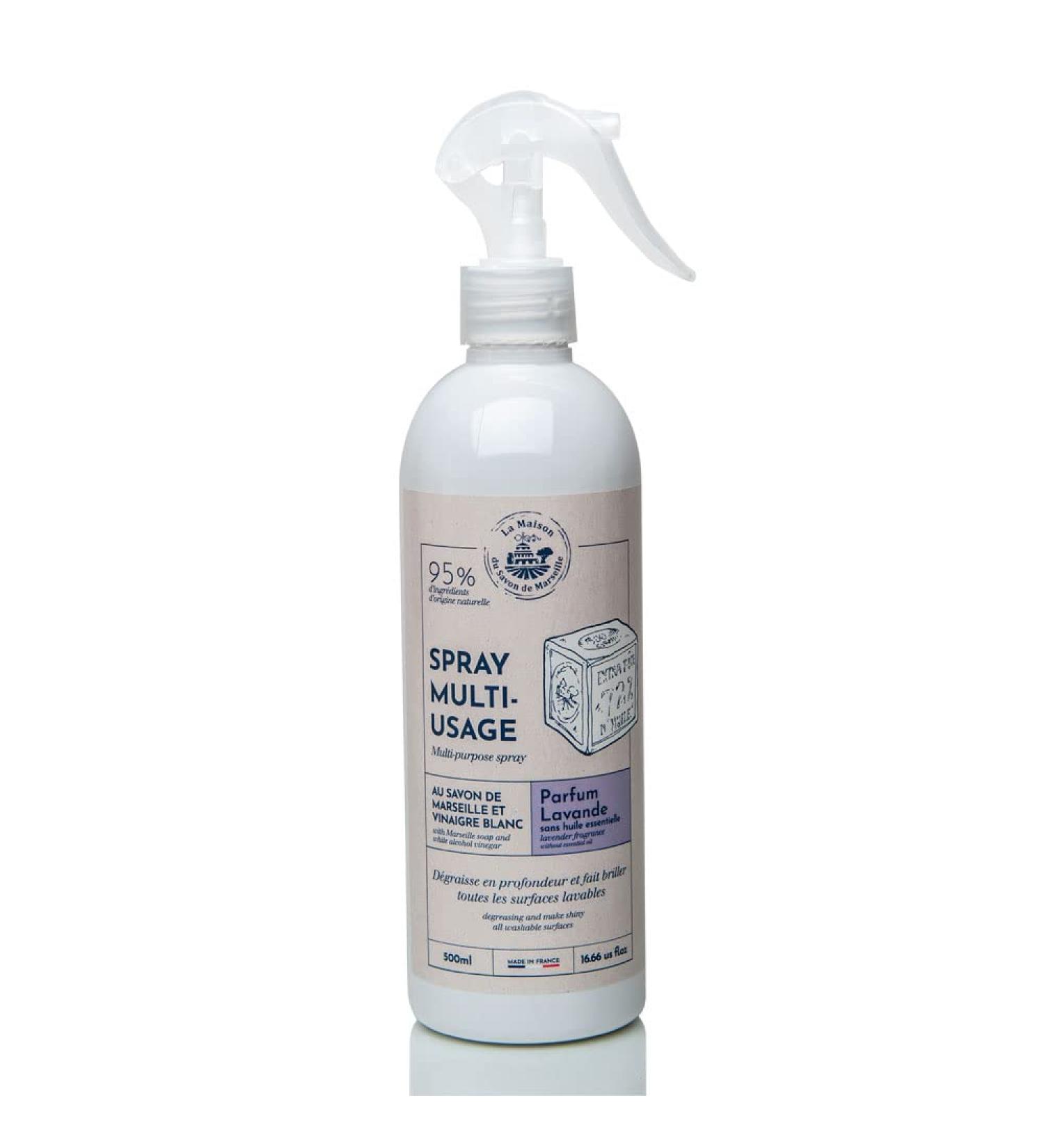 Maison du Savon de Marseille - Multi-Use household spray - Lavender fragrance -500ml